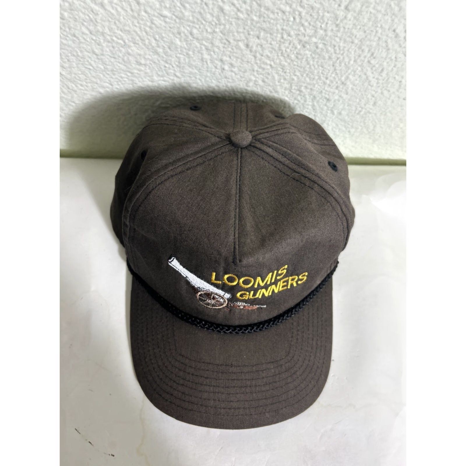 Vintage VINTAGE Richardson Baseball Hat Strap Back Brown Loomis Gunners Adjustable Men Size ONE SIZE - 6 Thumbnail