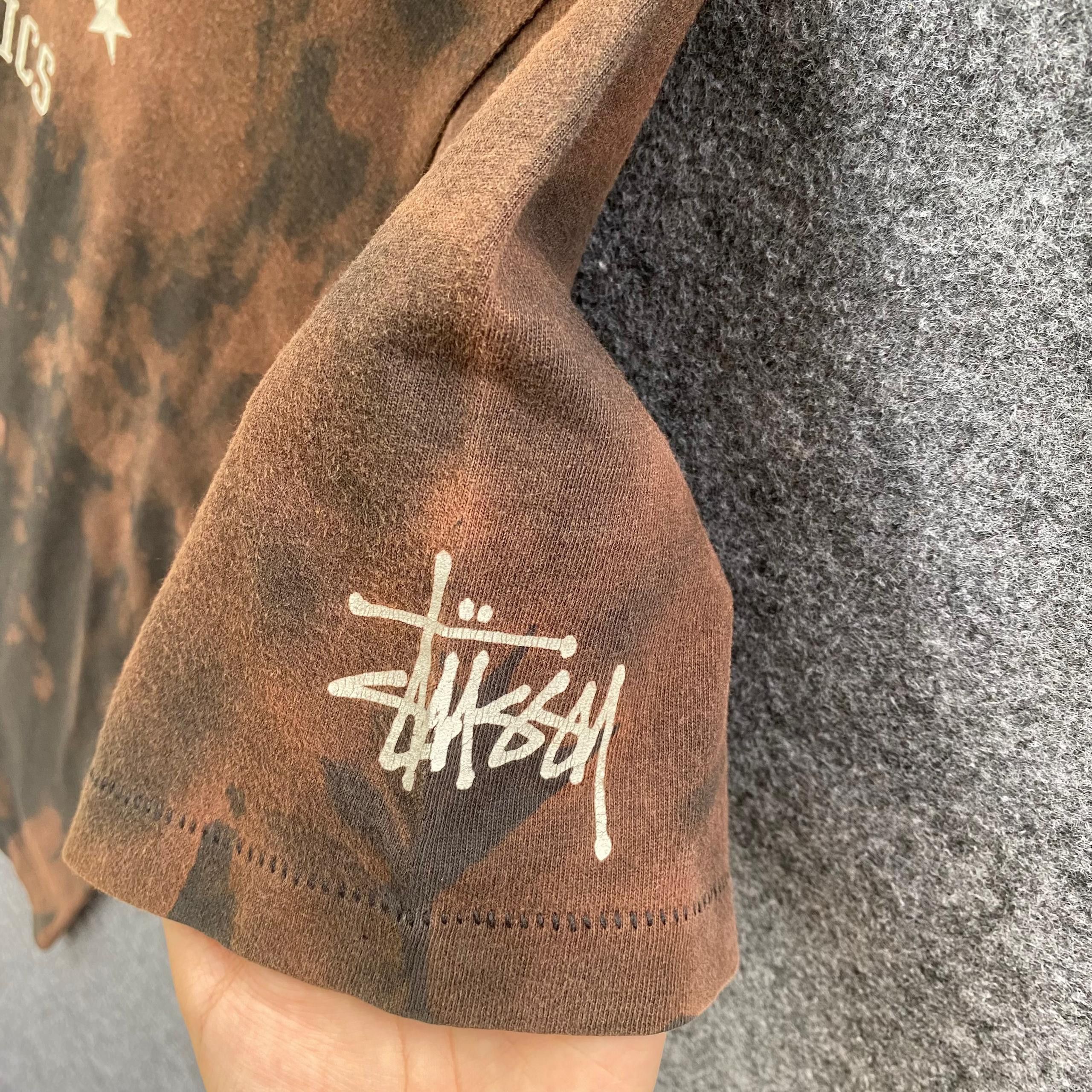 Stussy Vintage 90s Stussy Athletic Asic Wash Tshirt Size US M / EU 48-50 / 2 - 8 Thumbnail