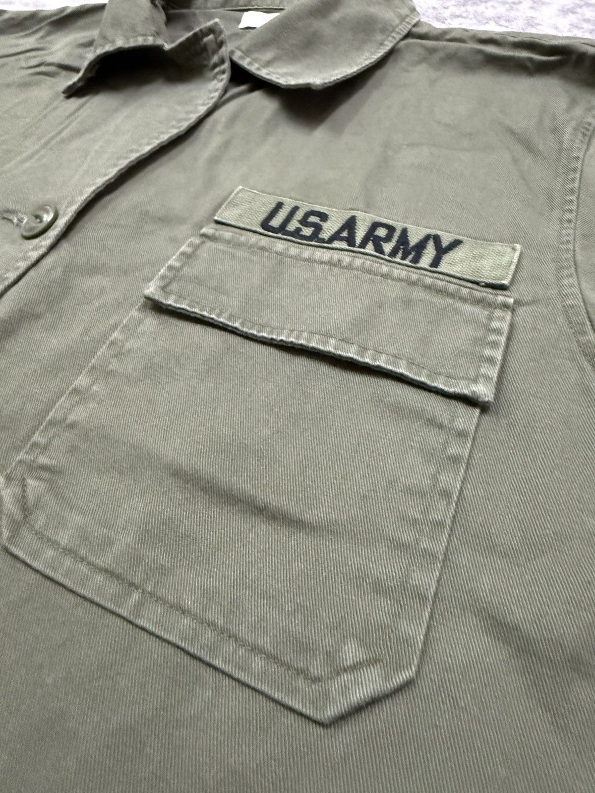 Vintage Browny U.S Army Military Open Colar Button Up shirt Size S / US 4 / IT 40 - 6 Thumbnail