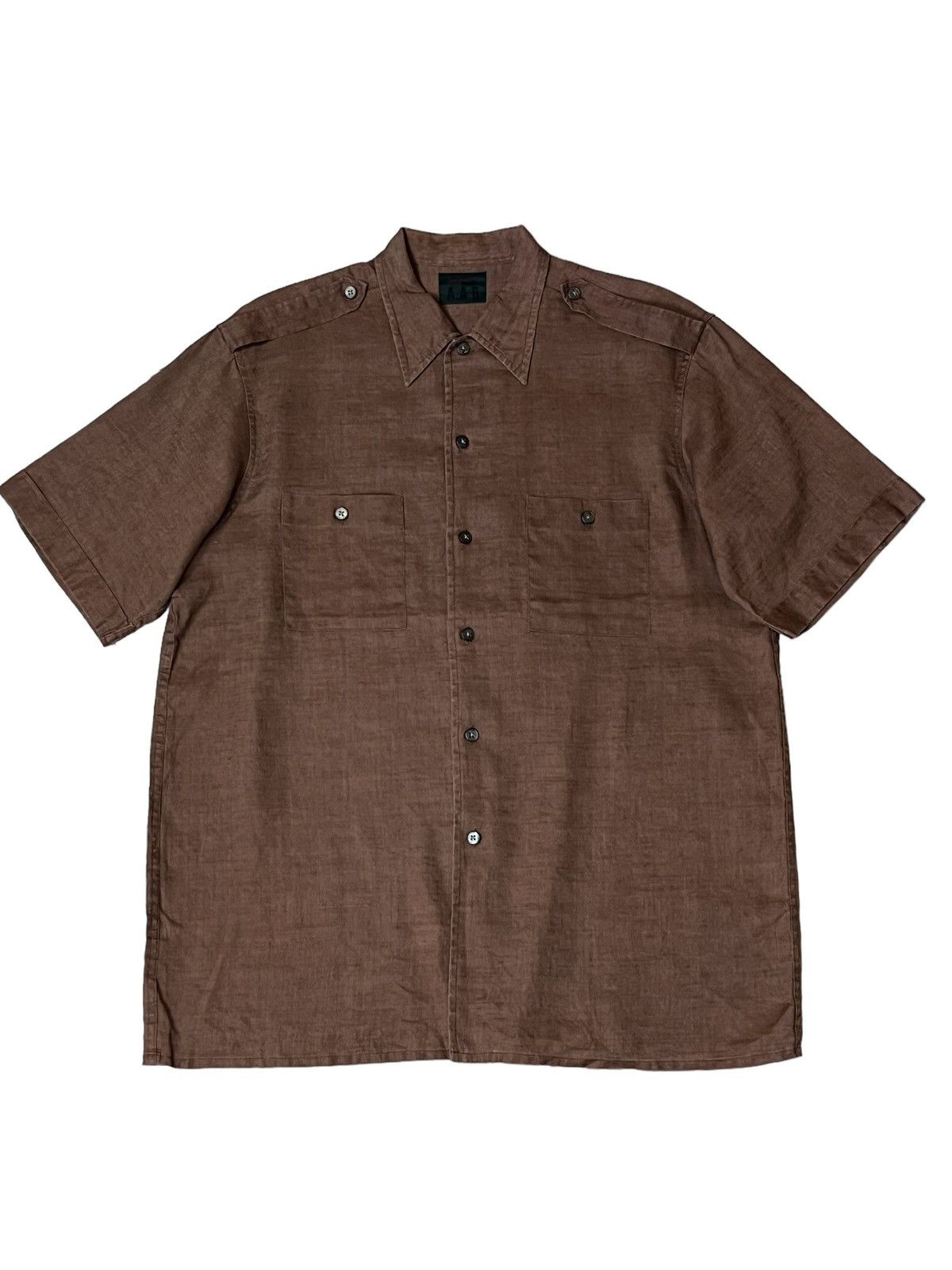 ICONIC🔥🔥YOHJI YAMAMOTO AAR DURBAN S/S BUTTON UPS SHIRT