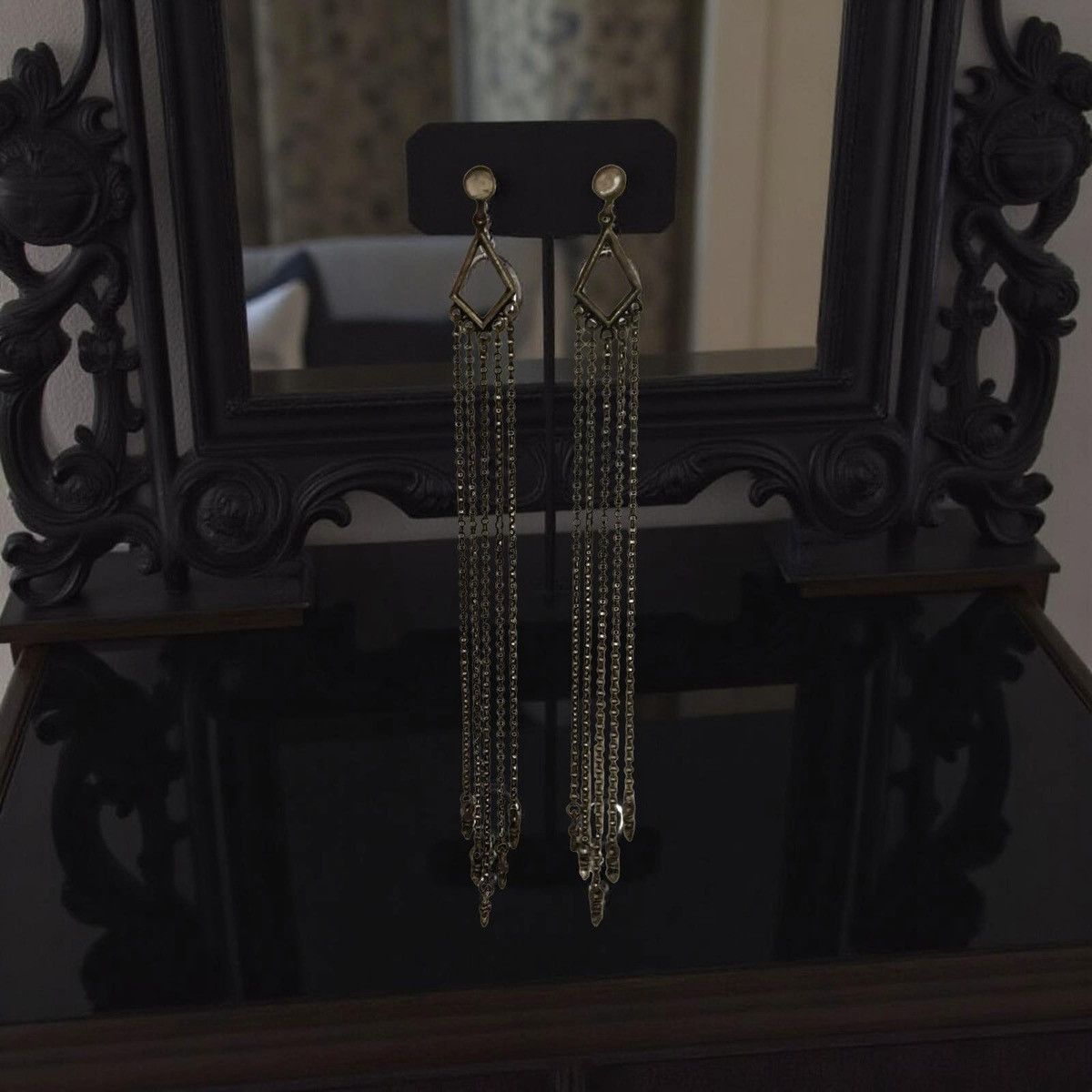 Vintage Tassel Drop Earrings Size ONE SIZE - 1 Thumbnail
