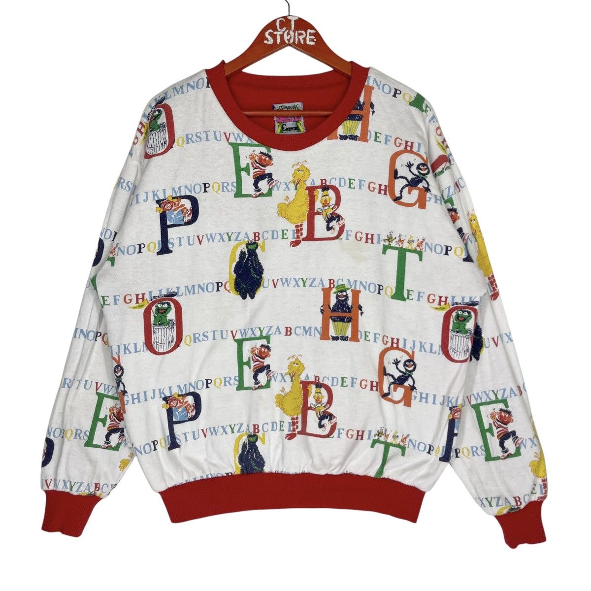Cartoon Network × Vintage Vintage Sesame Street Reversible Sweatshirt Size M Size US M / EU 48-50 / 2 - 1 Thumbnail