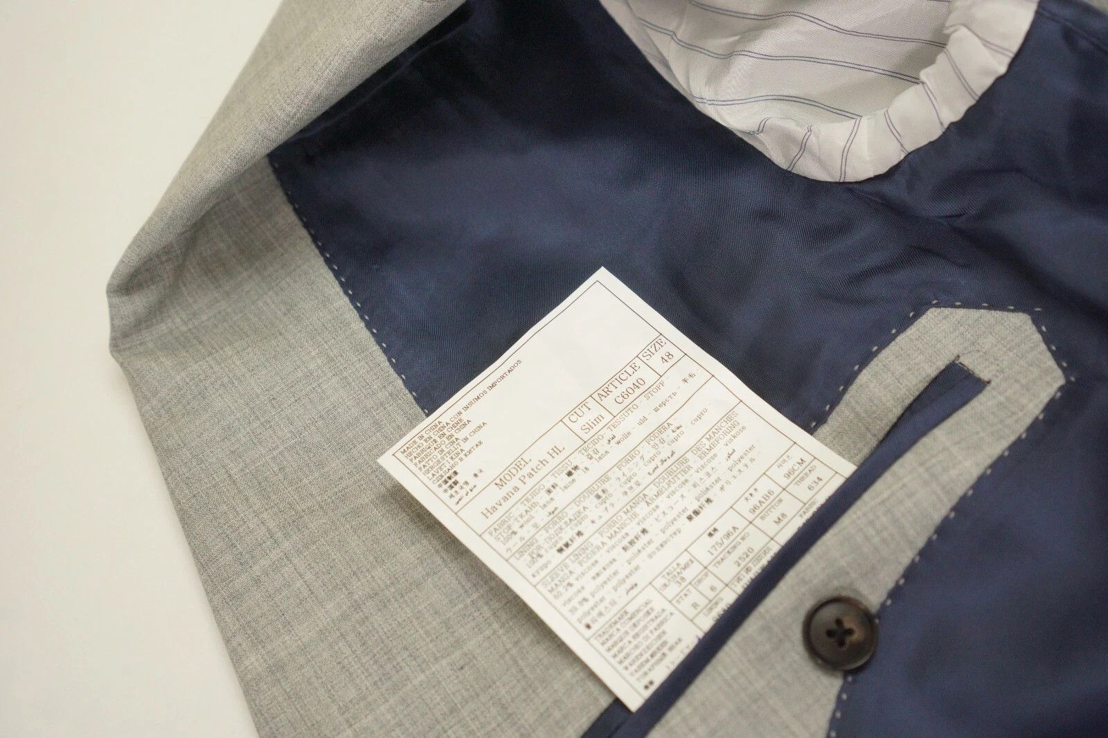 Suitsupply Men Suitsupply Suit Havana Half Lined Vitale Barberis US38 Size 38R - 6 Thumbnail