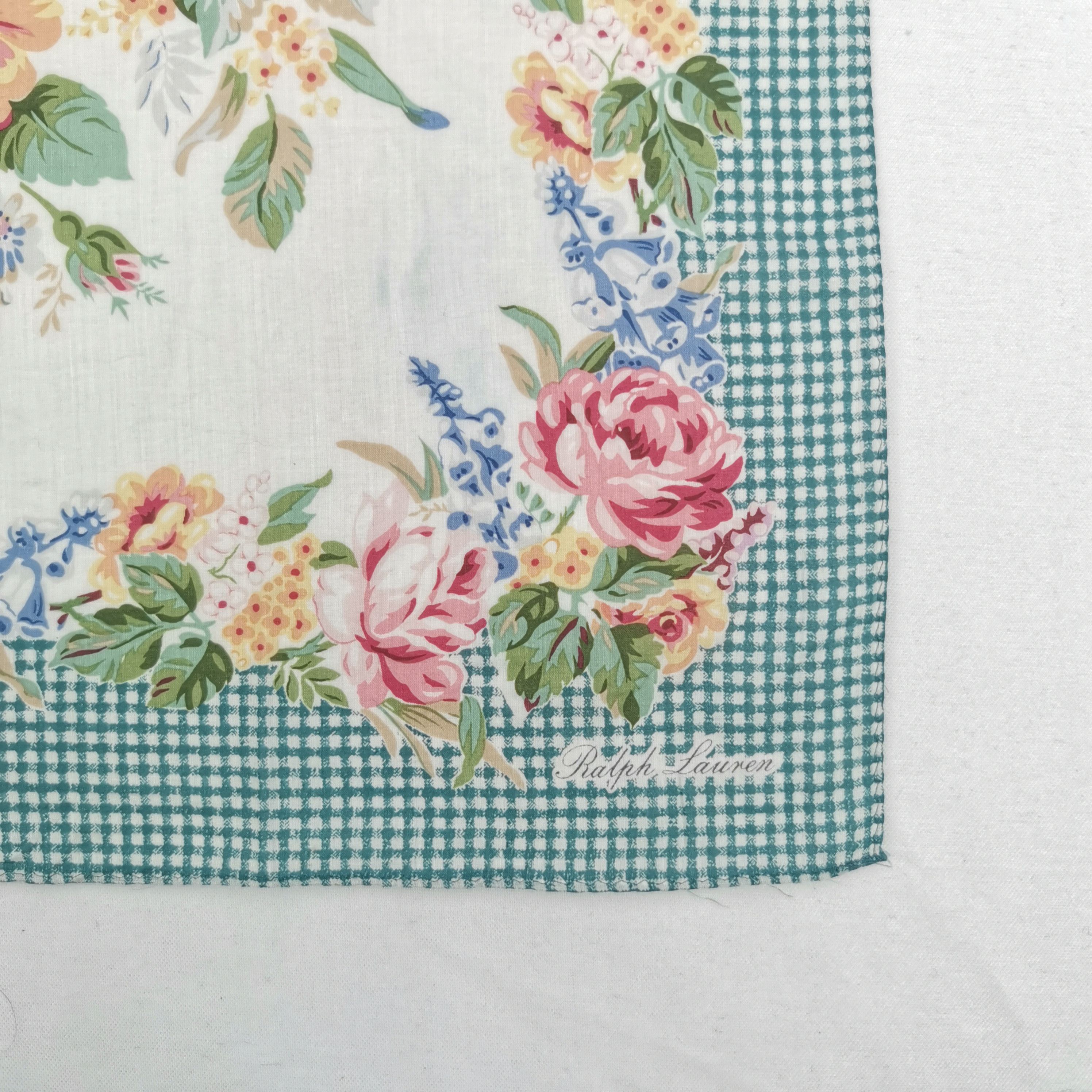 Ralph Lauren × Vintage Vintage Ralph Lauren Handkerchief Neckerchief Bandana Size ONE SIZE - 3 Thumbnail