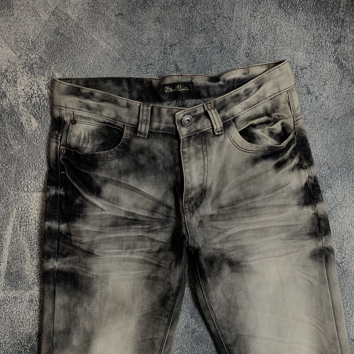 Japanese Brand Black Crown Contras Distressed Fade But Cut Jeans Size US 28 / EU 44 - 5 Thumbnail
