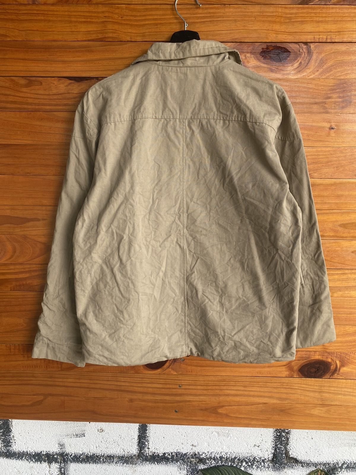 Japanese Brand Doarat Inc Beige Zip-Up Jacket – Japanese Streetwear Classic Size US M / EU 48-50 / 2 - 8 Thumbnail