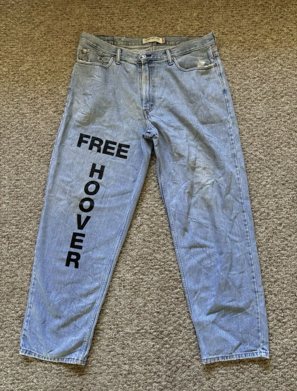 Kanye west Free Hoover denim