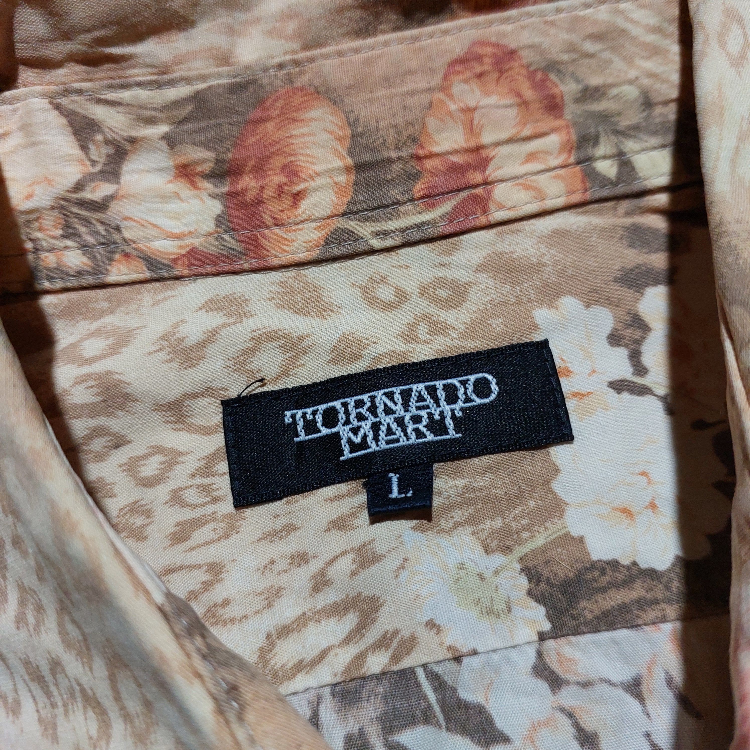 Tornado Mart Tornado mart floral pattern shirt Size US L / EU 52-54 / 3 - 7 Thumbnail