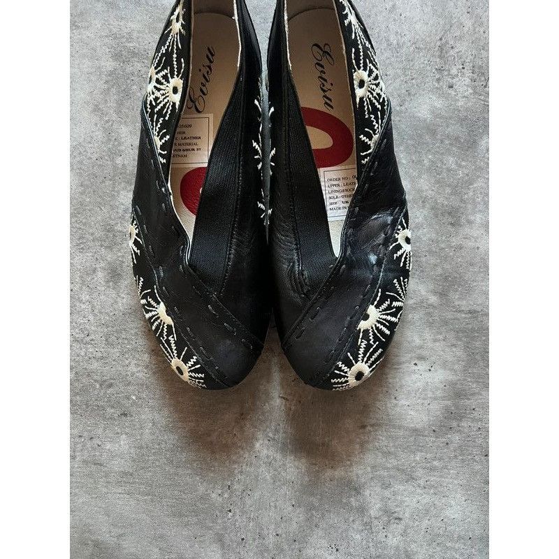 Designer × Evisu × Japanese Brand Evisu Embroidered Ballet Flats Size US 6 / IT 36 - 2 Thumbnail