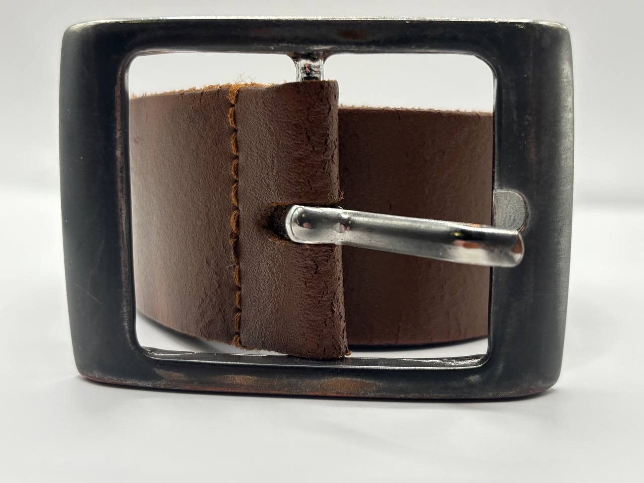 Vintage Anna Field Genuine Leather Belt - Brown - Size 80/32 Size ONE SIZE - 11 Thumbnail