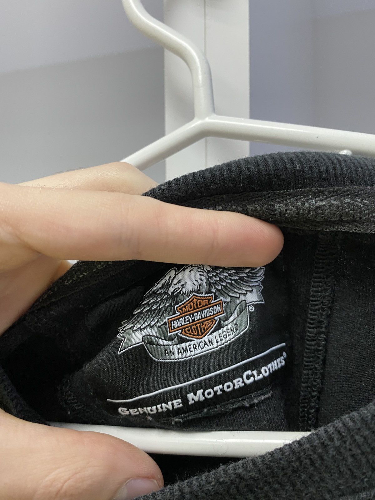 Harley Davidson × Vintage Vintage Harley Davidson Long Sleeve sweatshirt Size US L / EU 52-54 / 3 - 5 Thumbnail