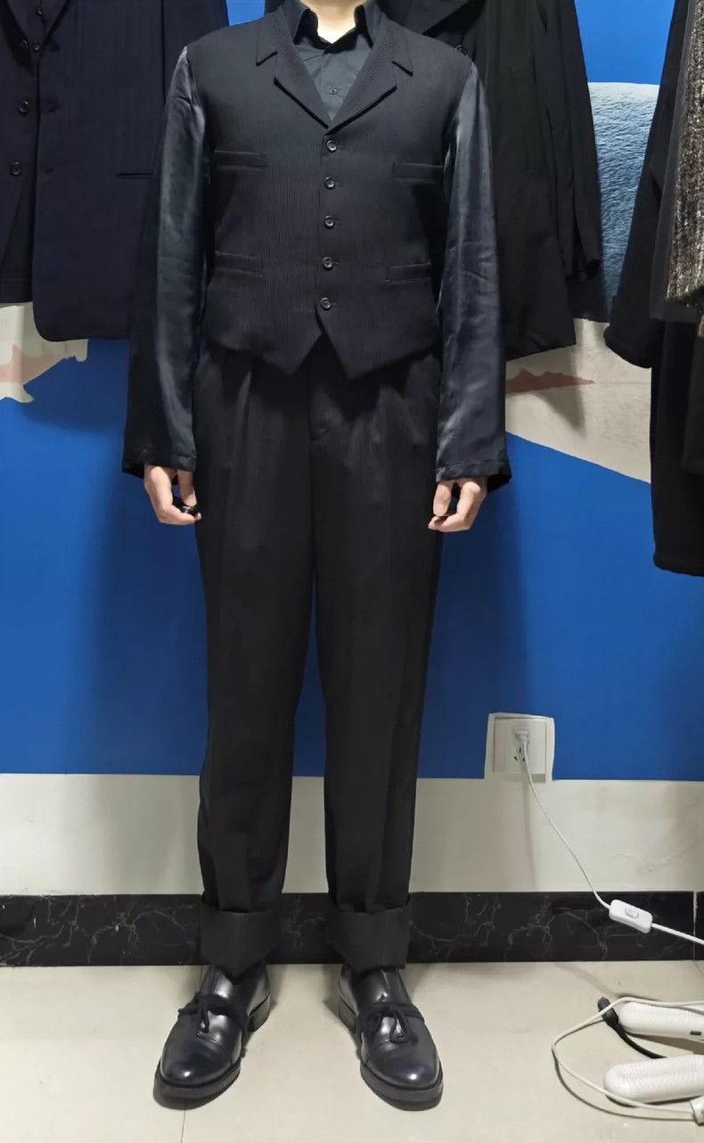 Yohji Yamamoto Yohji Yamamoto size 3 04 aw striped trousers 2501-Nextarrow Size US 30 / EU 46 - 8 Thumbnail