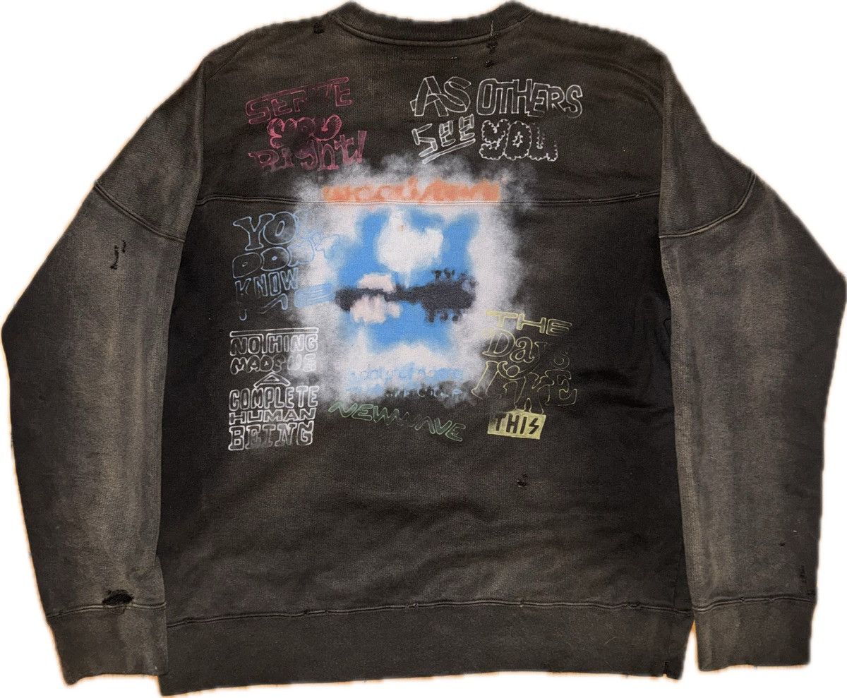 Maison MIHARA YASUHIRO Maison Mihara Yasuhiro Diatressed Sweatshirt Size US M / EU 48-50 / 2 - 2 Thumbnail