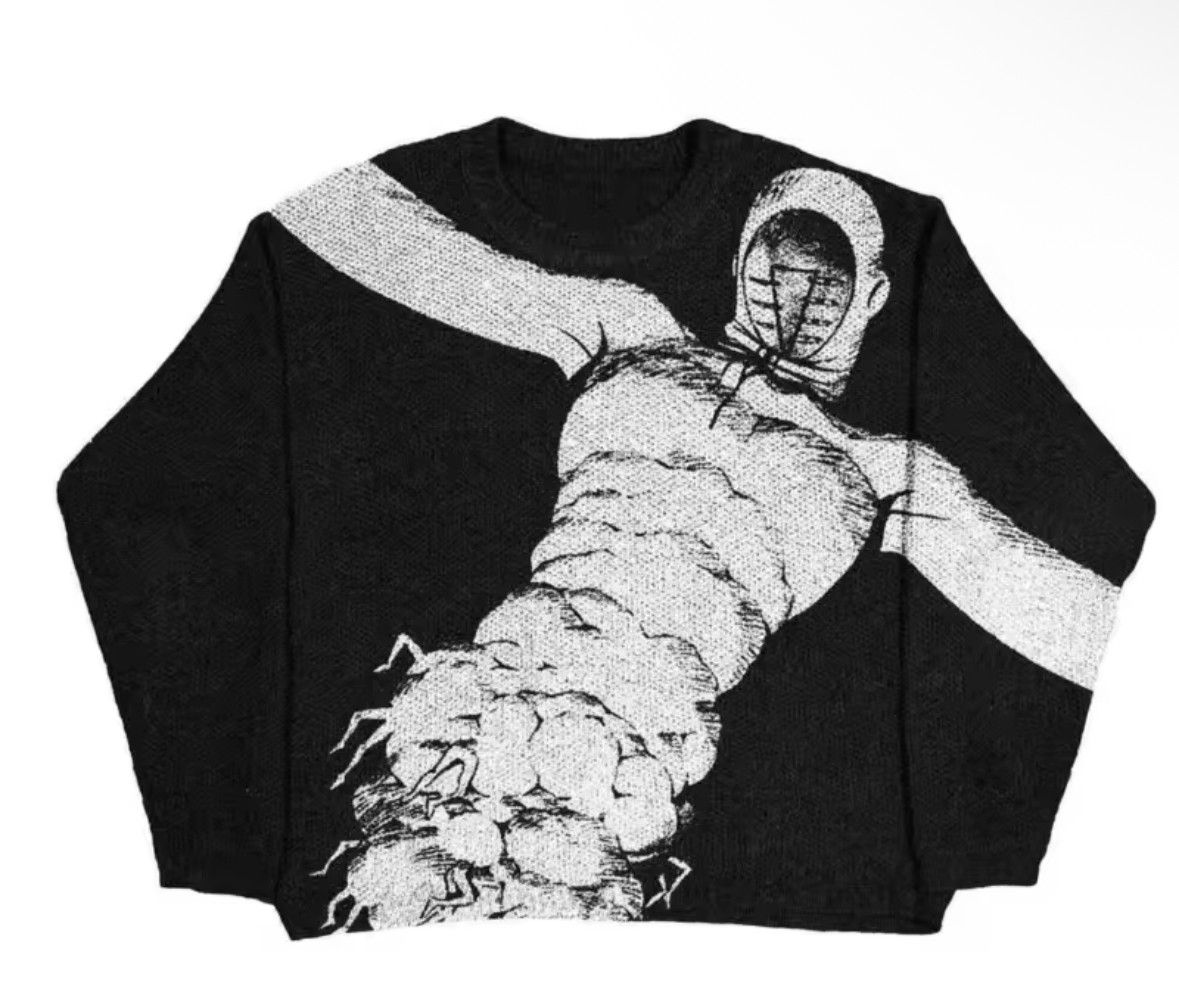 Japanese Brand Y2K Anime Evangelion Rei Ayanami Knit High Quality Sweater Size US L / EU 52-54 / 3 - 1 Thumbnail
