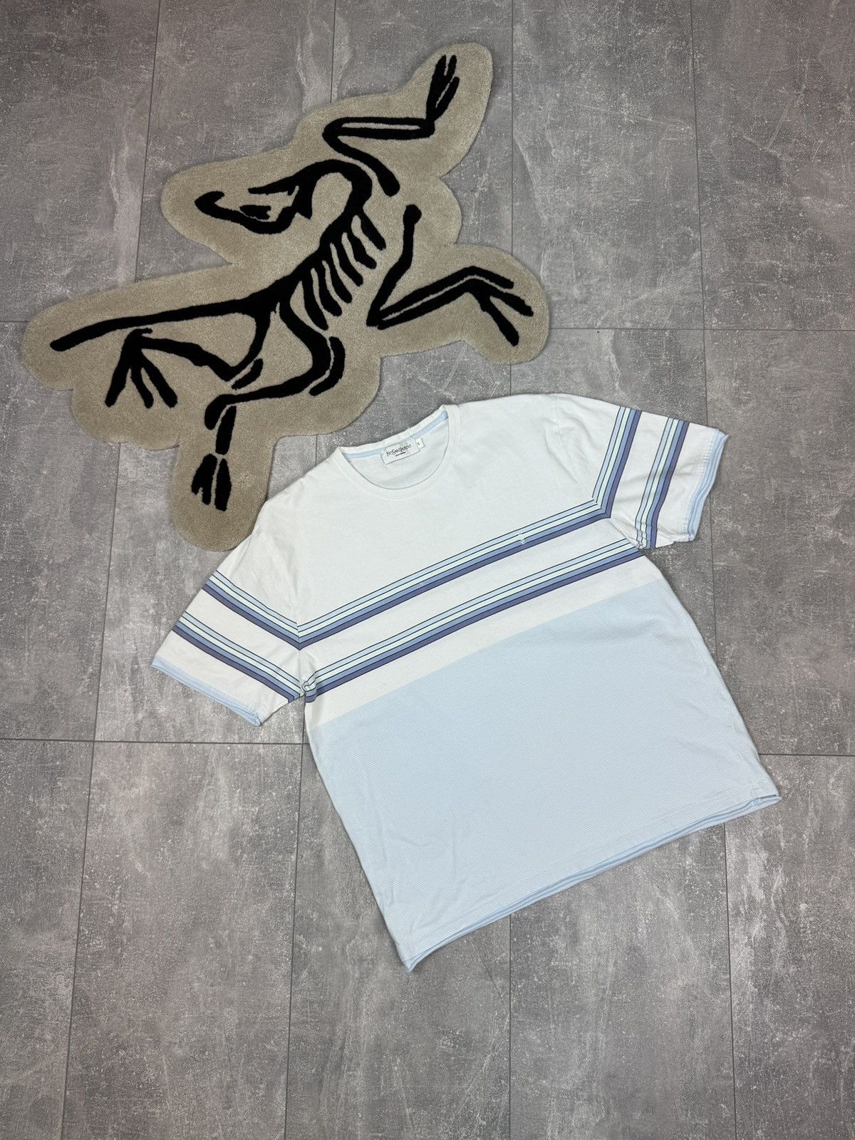 Vintage × Yves Saint Laurent Vintage Yves Saint Laurent YSL T-shirt summer CandysCall 90s Size US XL / EU 56 / 4 - 1 Thumbnail