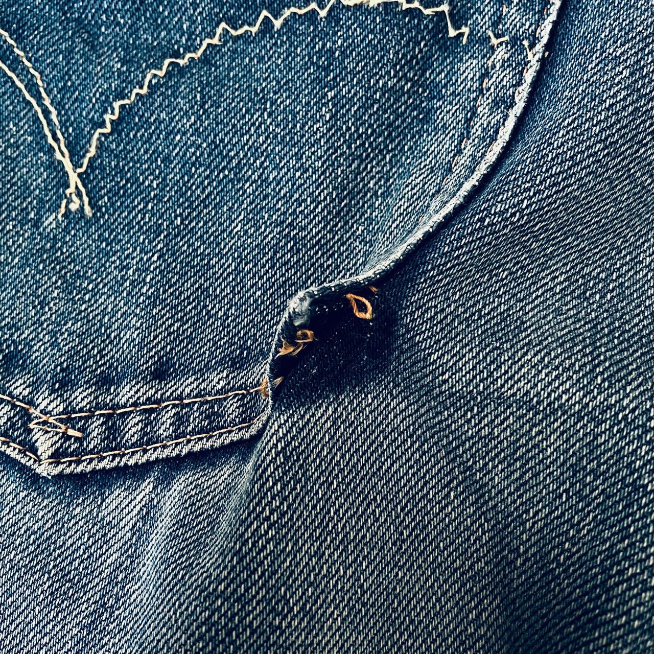 Blue Blue Japan BLUE BLUE Japanese Indigo Denim Jeans Oni-Hige H.R.M Size 27" / US 4 / IT 40 - 11 Thumbnail