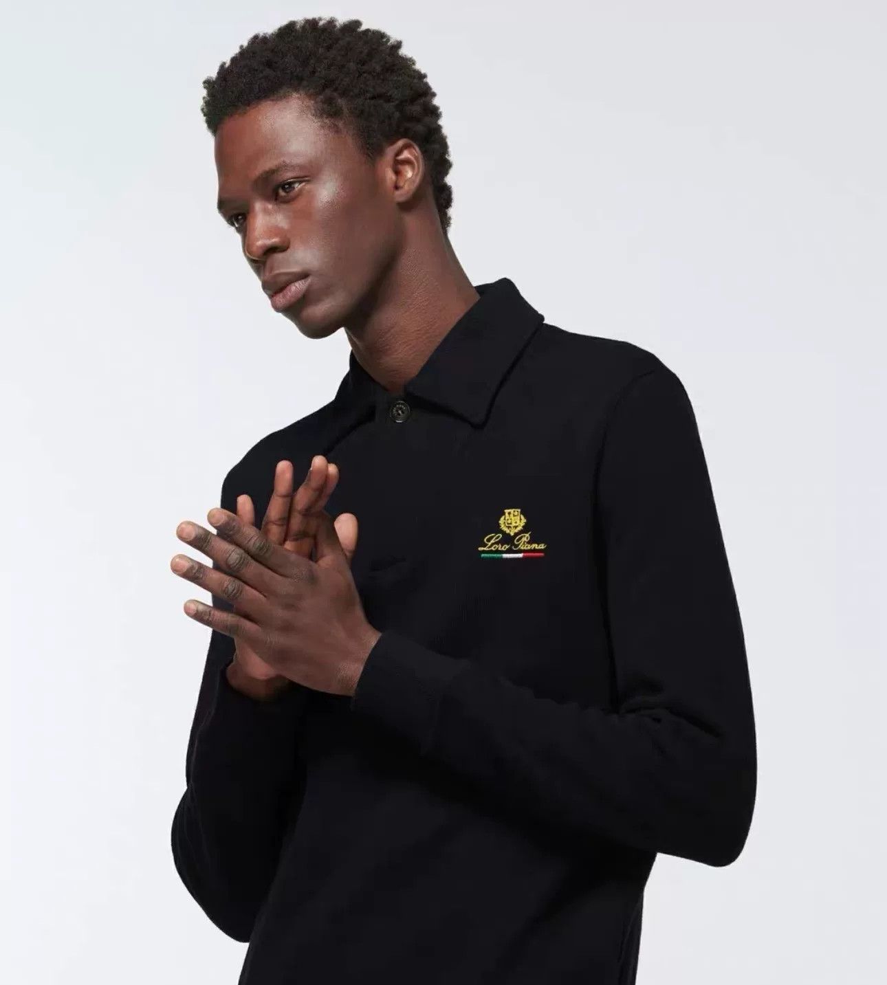 Loro Piana Loro Piana Horsey Knit Long Polo Size US L / EU 52-54 / 3 - 1 Thumbnail