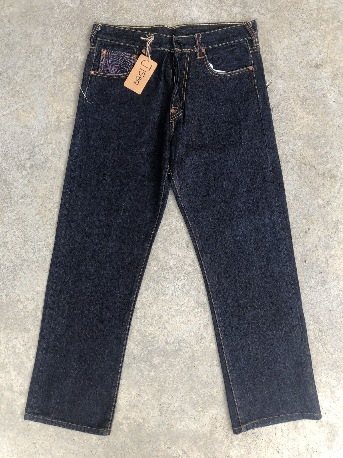 RMC Jeans Red Monkey Company Embroidered Naked Size US 32 / EU 48 - 2 Thumbnail