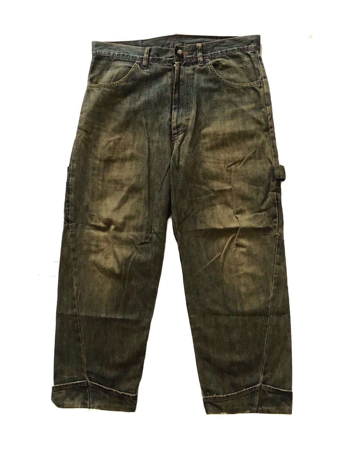 20471120 × Beauty Beast × Japanese Brand 2002 SPRING SUMMER PLUS BASIC BY REBIRTH WORKER TROUSER PANT Size US 31 - 2 Thumbnail