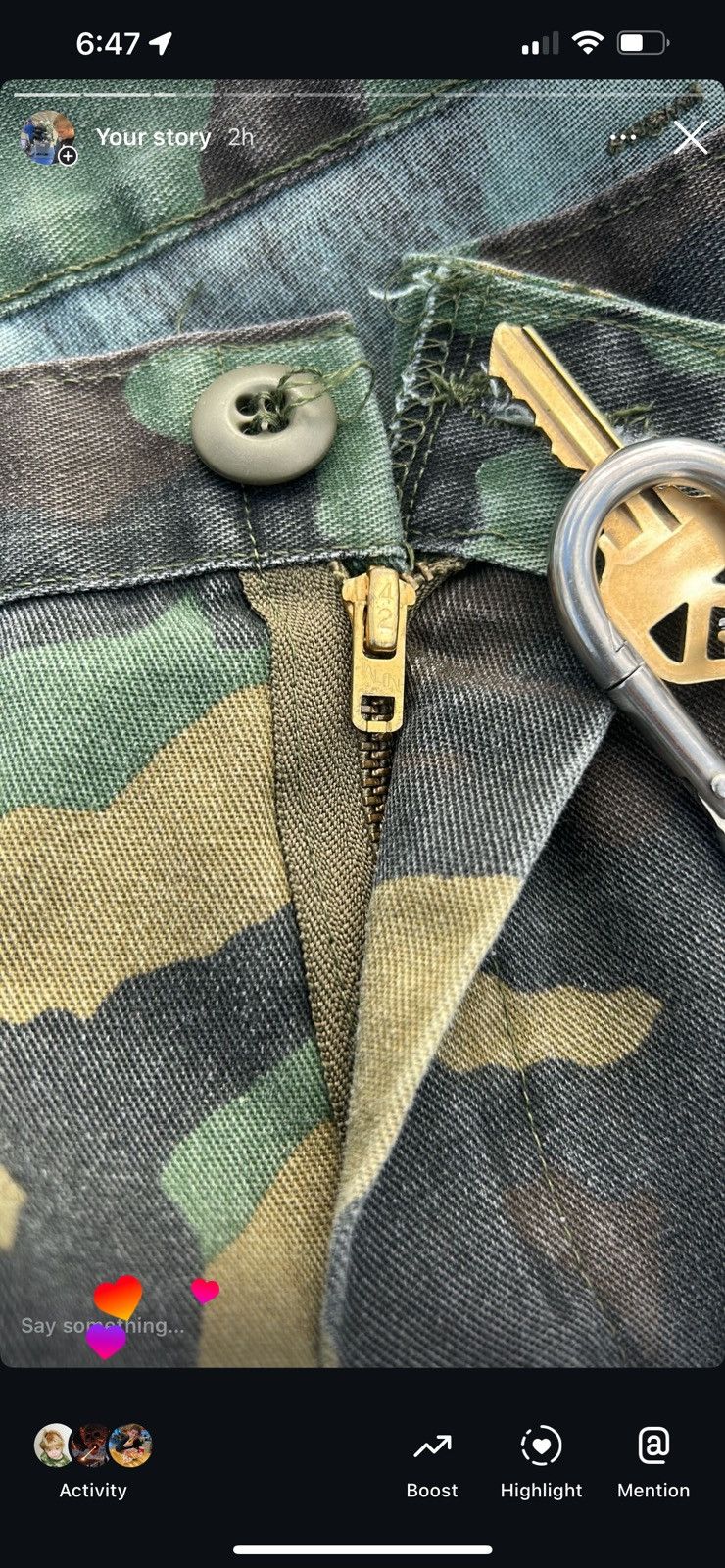 Vintage Super sick 60s OG 107s military camo pants Size US 34 / EU 50 - 3 Thumbnail