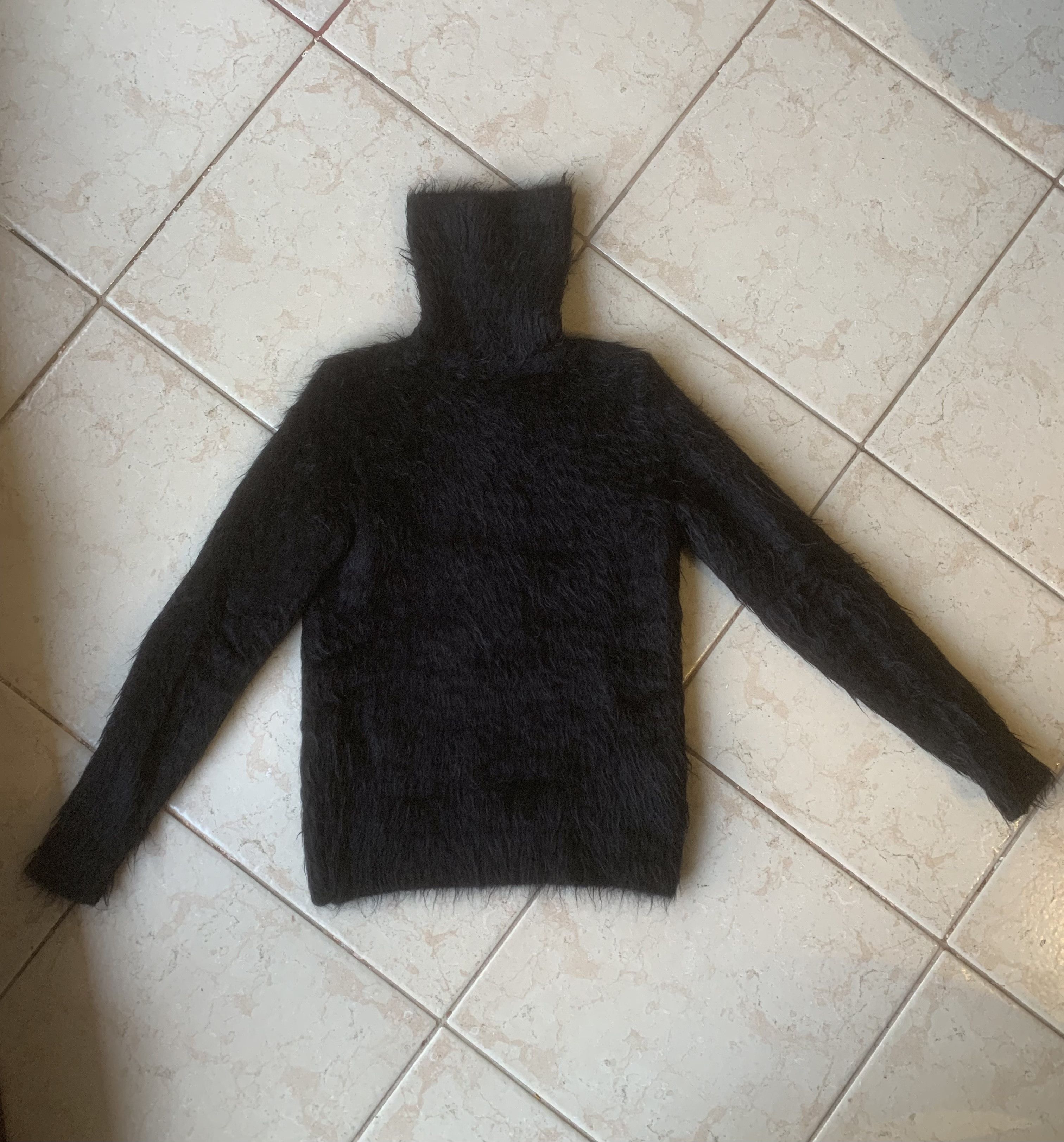 Saint Laurent Paris Brand new - Saint Laurent black mohair archive sweater Size US XS / EU 42 / 0 - 3 Thumbnail