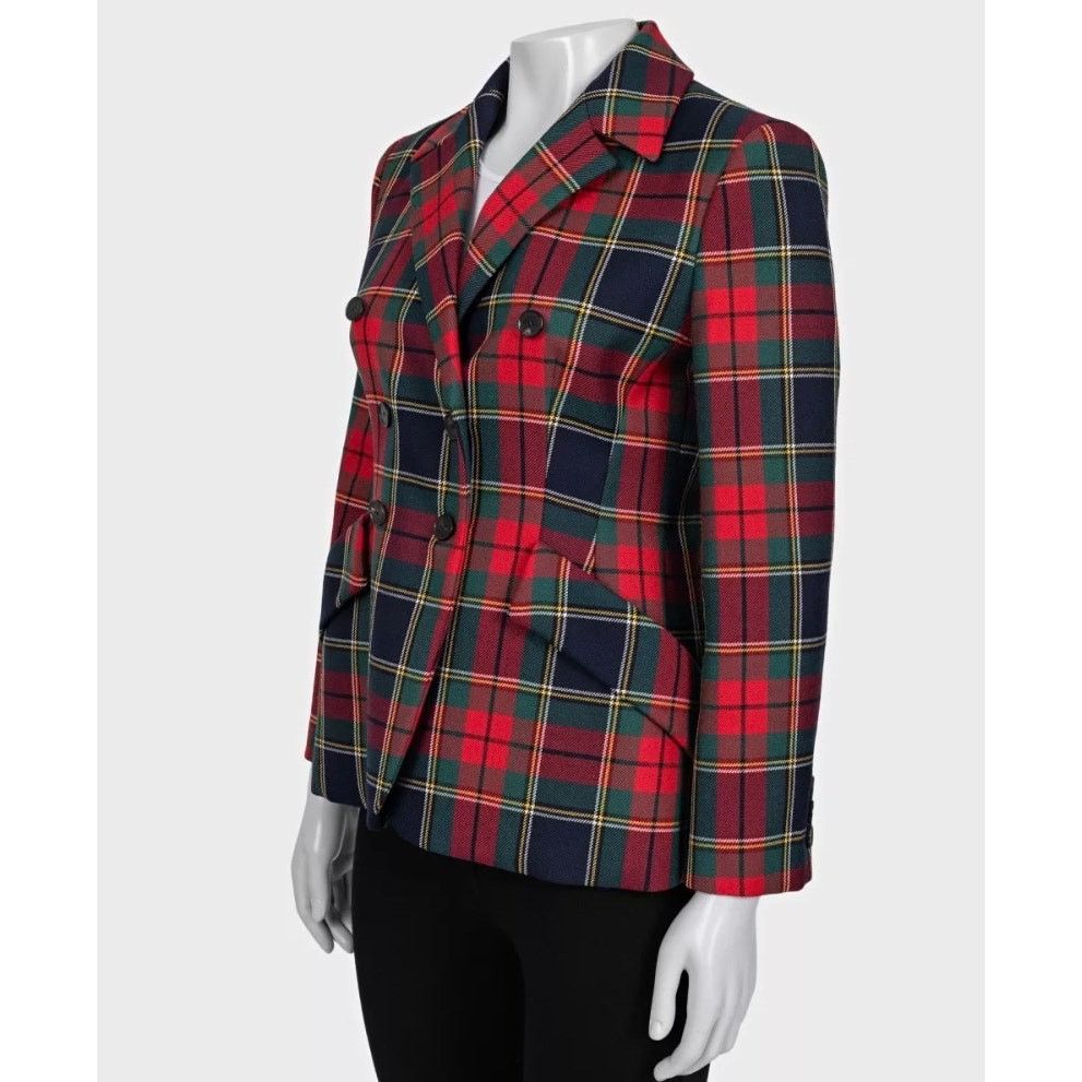 Dior Christian Dior 2019 Tartan Fitted Wool Jacket Sz 40 Size M / US 6-8 / IT 42-44 - 2 Thumbnail