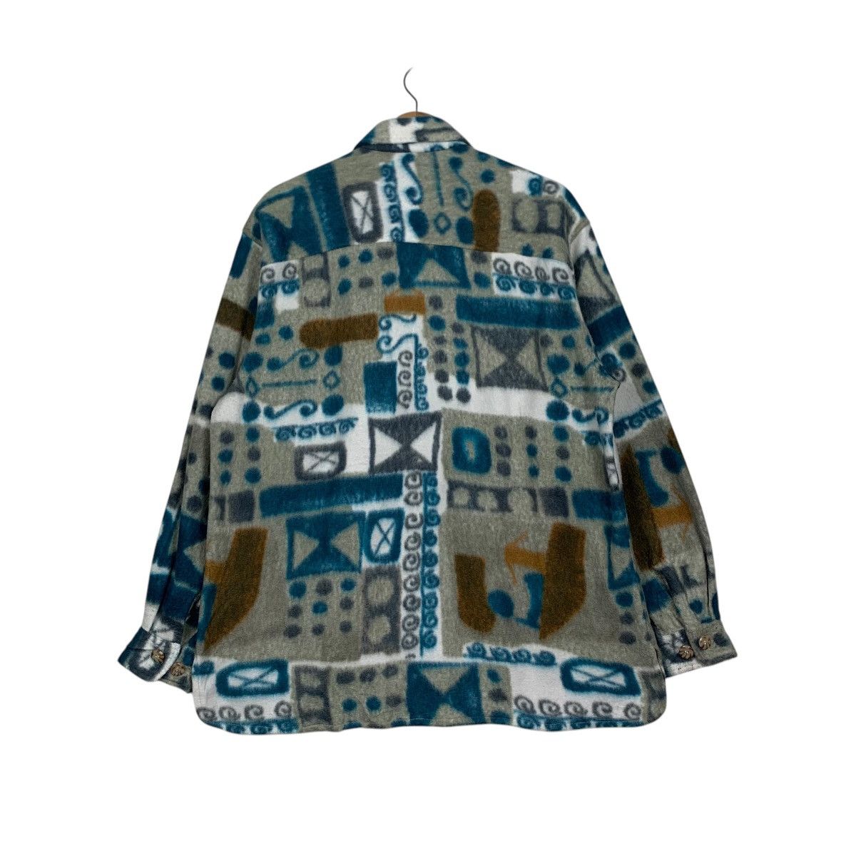 Flannel MACHOPE MIND Overprint Fleece Flannel #1600-C71 Size US M / EU 48-50 / 2 - 7 Thumbnail