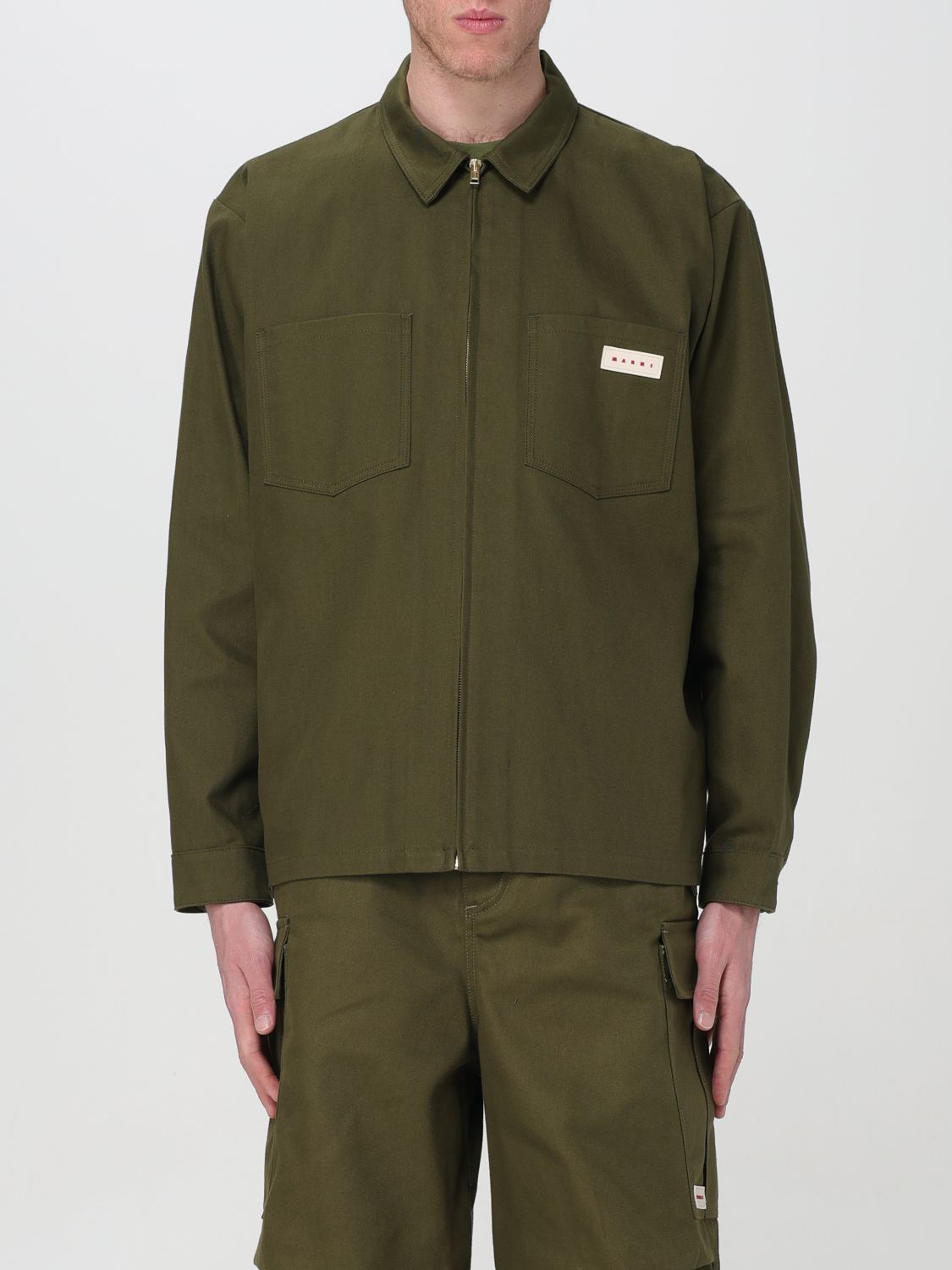 Image of Marni Shirt Men Military (Size XL)