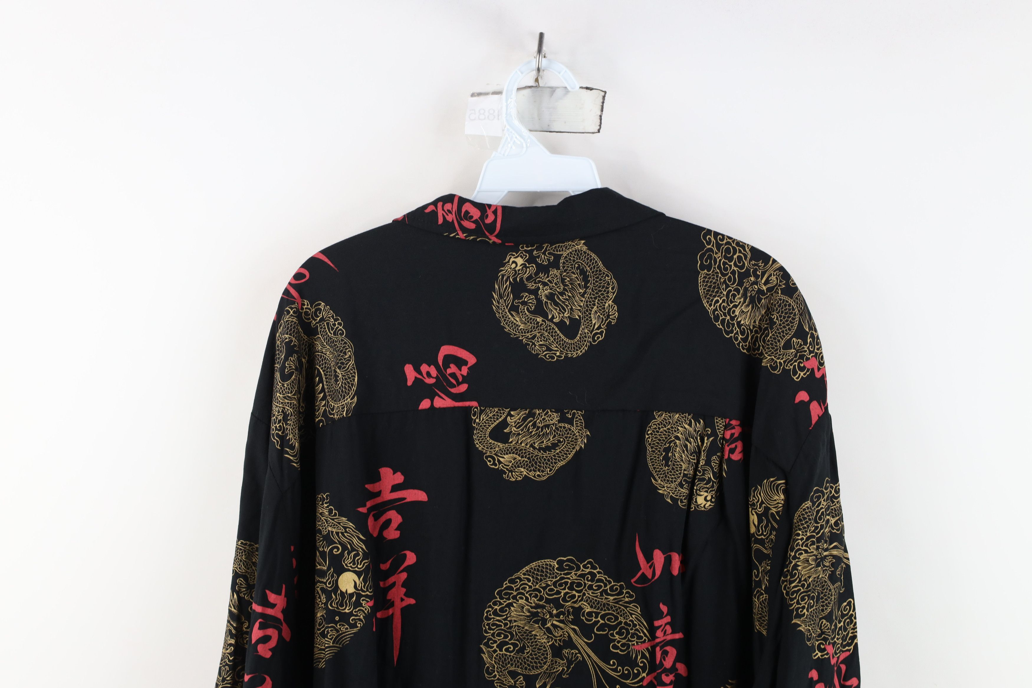 Vintage Vintage 90s Streetwear Dragon Hawaiian Button Shirt USA Size US XXL / EU 58 / 5 - 13 Thumbnail