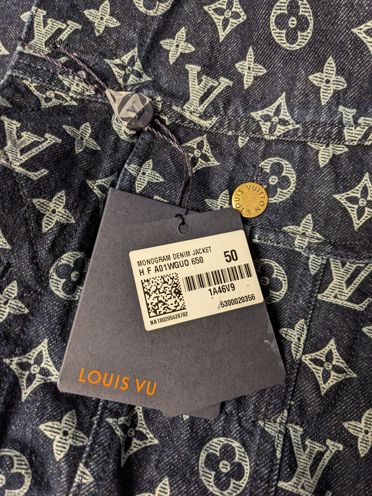 Louis Vuitton LOUIS VUITTON KIM JONES DENIM MONOGRAM JACKET Size US L / EU 52-54 / 3 - 9 Thumbnail