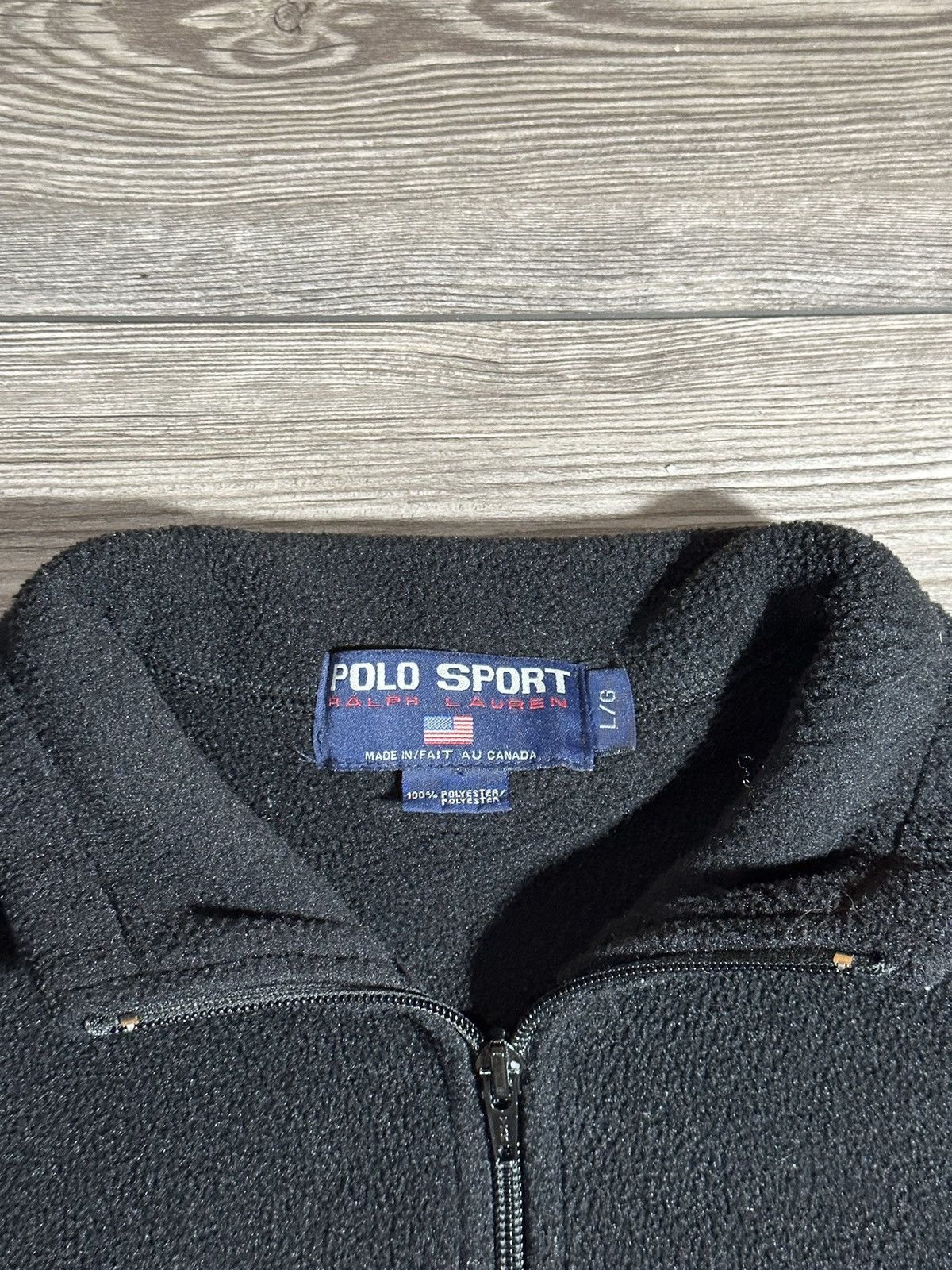 Polo Ralph Lauren × Vintage Vintage Polo Sport Fleece Size US L / EU 52-54 / 3 - 3 Thumbnail