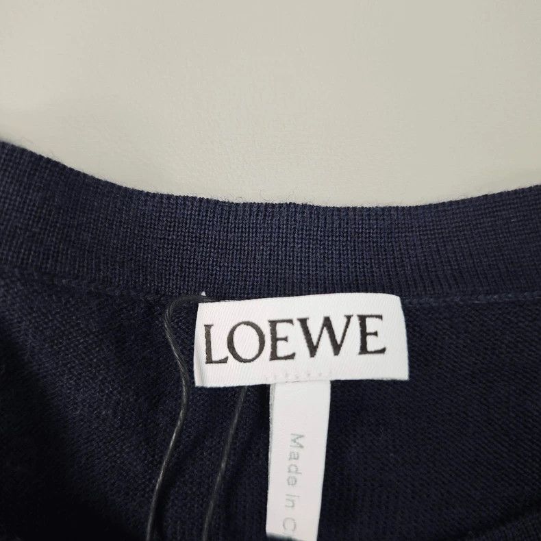 Loewe LOEWE Blue Tibetan wool sweater Size S / US 4 / IT 40 - 5 Thumbnail