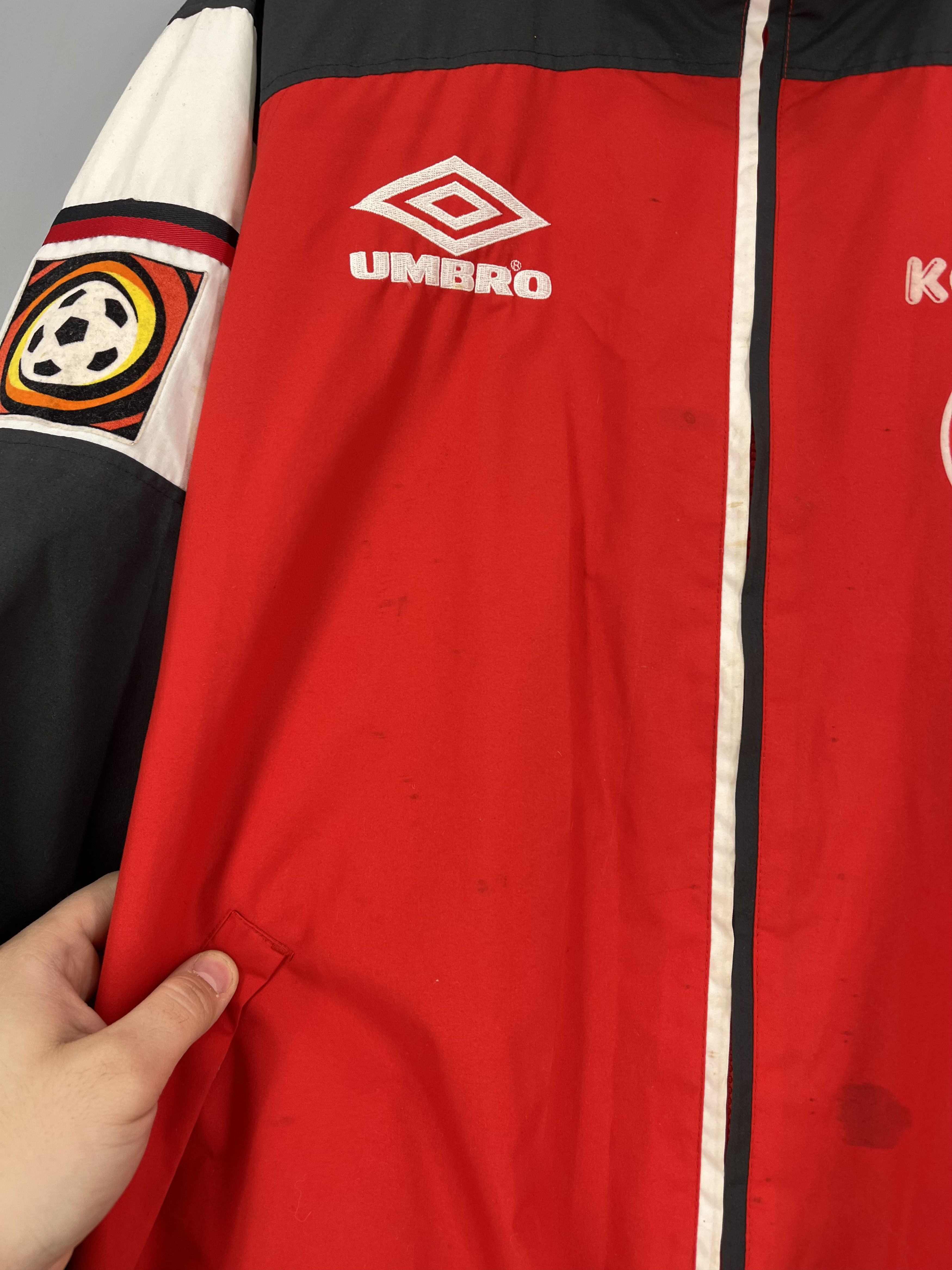 Umbro Vintage Umbro RW Oberhausen KONVENT Soccer Track Jacket Size US XL / EU 56 / 4 - 10 Thumbnail
