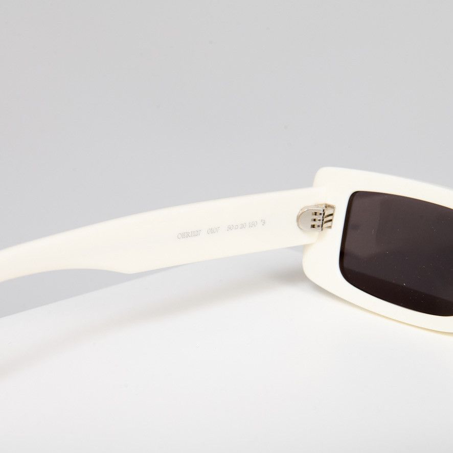 Off-White OFF WHITE ARTHUR WHITE DARK GREY SUNGLASSES Size ONE SIZE - 5 Thumbnail