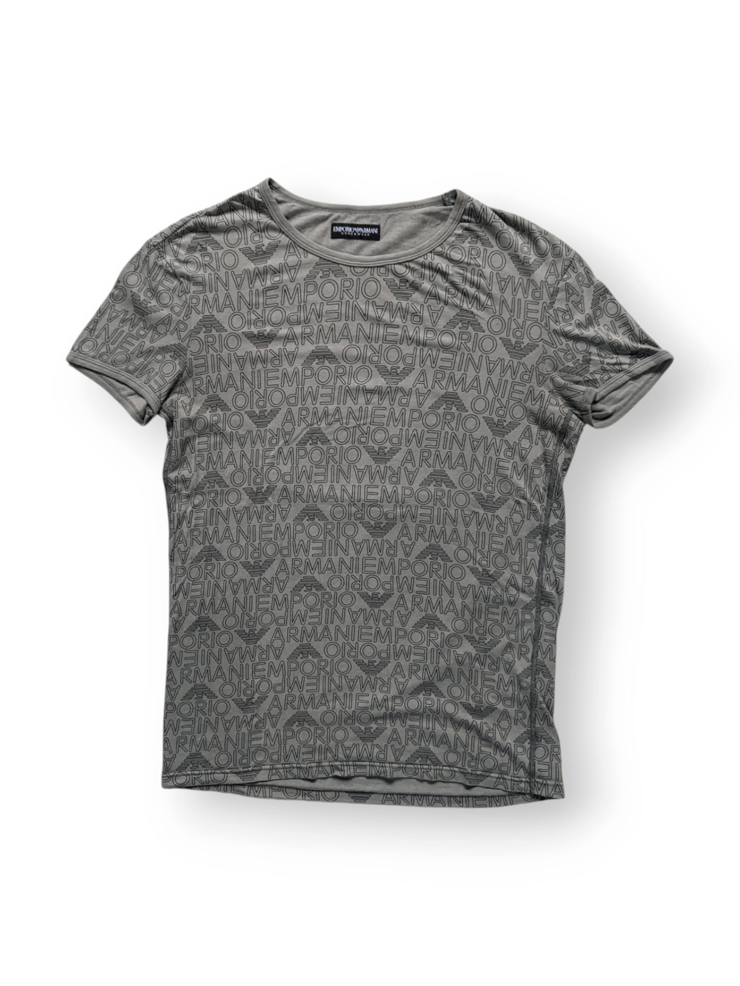 Emporio Armani Armani All Over Logo T shirt Size US S / EU 44-46 / 1 - 1 Thumbnail