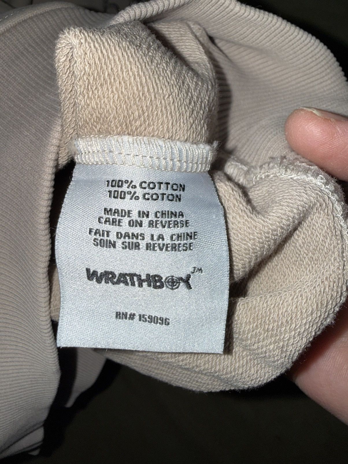 Other Wrathboy “Snake Hit” Hoodie, taupe/black, NEW, loose medium Size US M / EU 48-50 / 2 - 15 Thumbnail