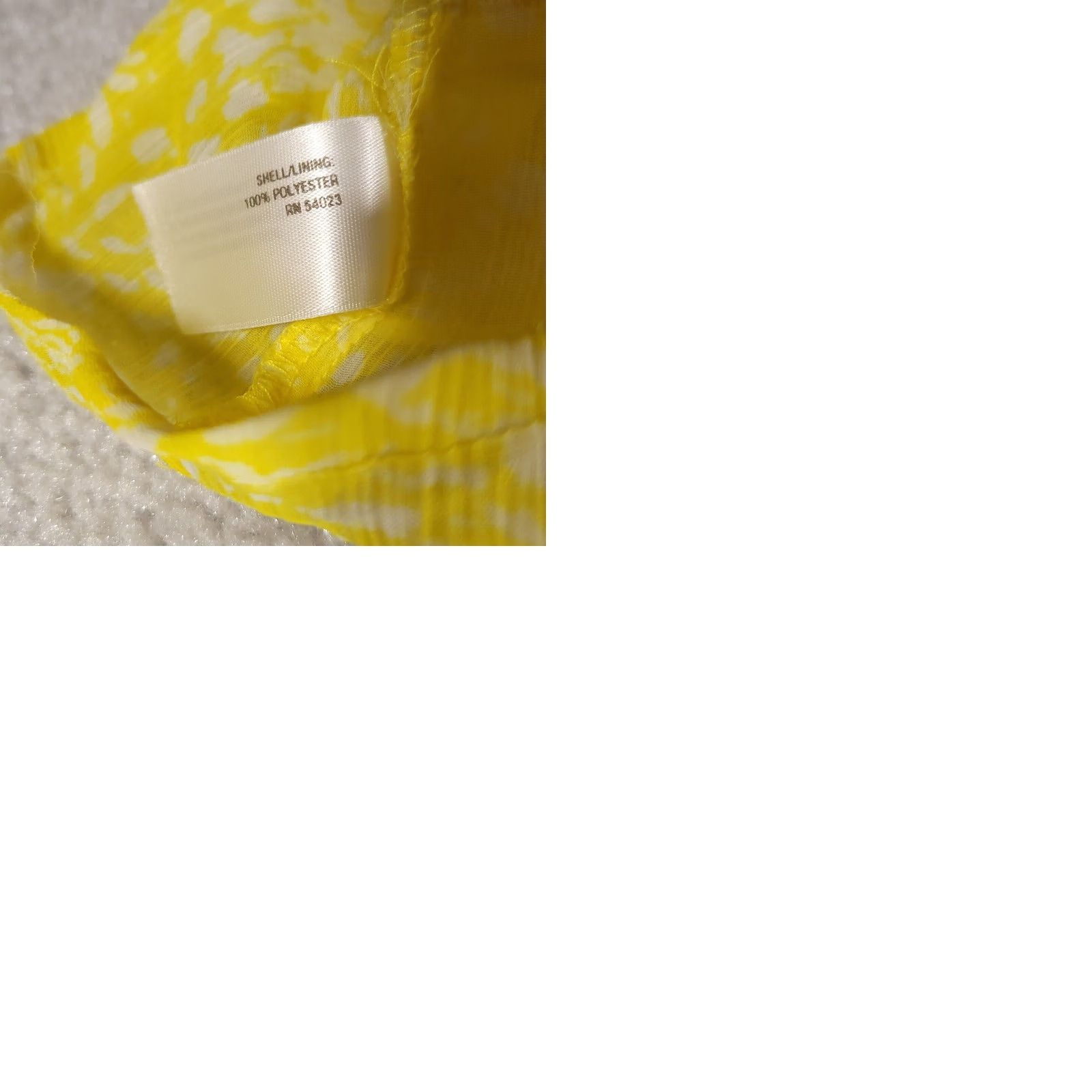 Old Navy Old Navy Tank Top Womens Medium Yellow White Scoop Neck Abstract Size M / US 6-8 / IT 42-44 - 9 Thumbnail