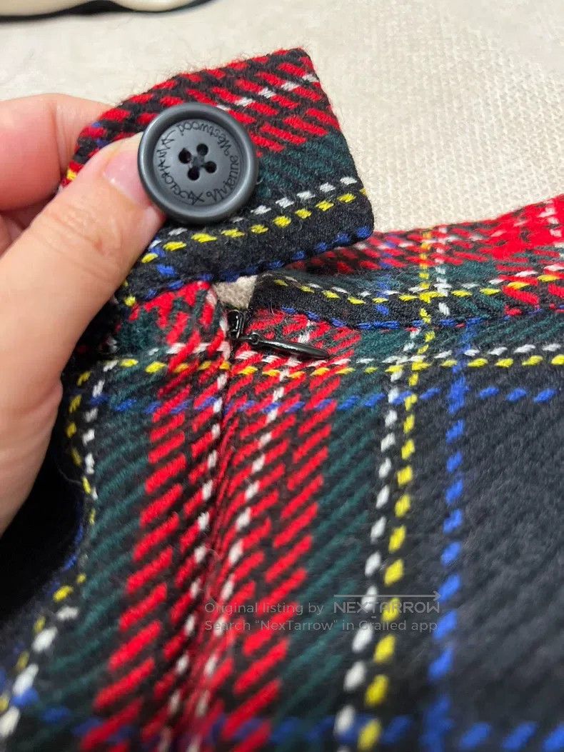 Other Vivienne Westwood size S Red and green checkered bubble ski Size 42" / US 20 - 3 Thumbnail