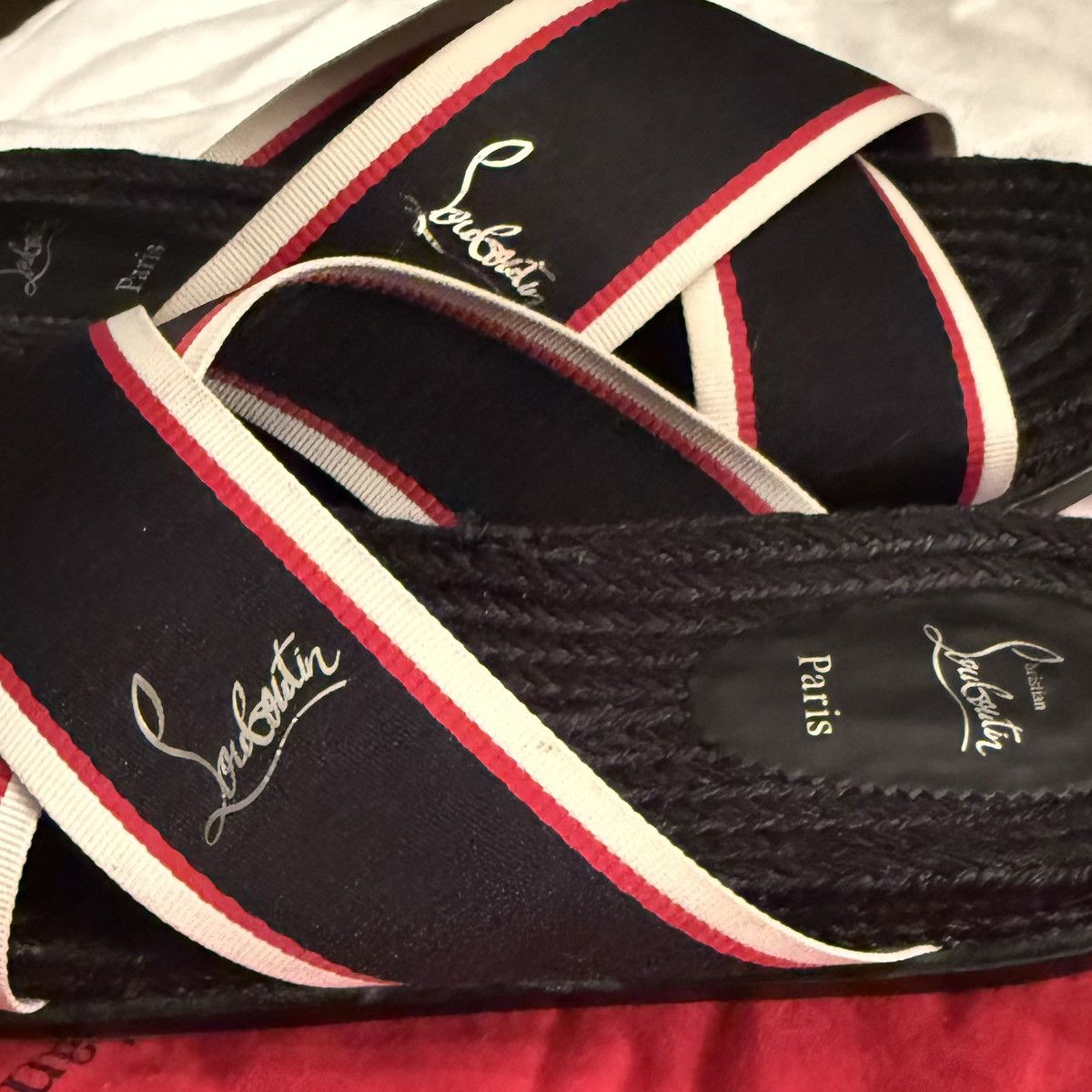 Christian Louboutin Christian Louboutin Hot Cross Bizz slides Size US 8 / EU 41 - 1 Thumbnail