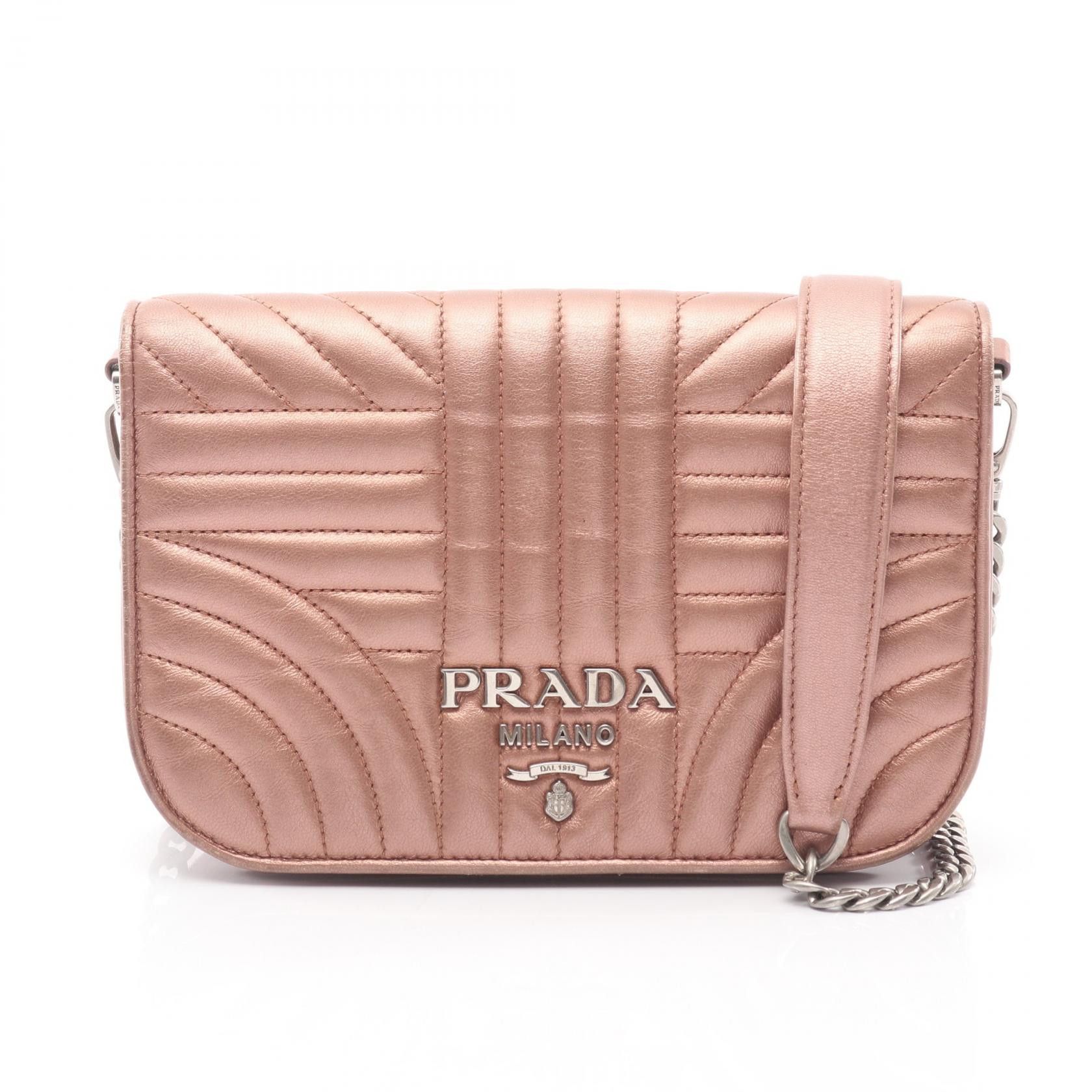 Prada Prada Prada NAPPA IMPUNTURE Leather Shoulder Bag Leather Shoulder Bag DUTY FREE for USA Size ONE SIZE - 1 Thumbnail