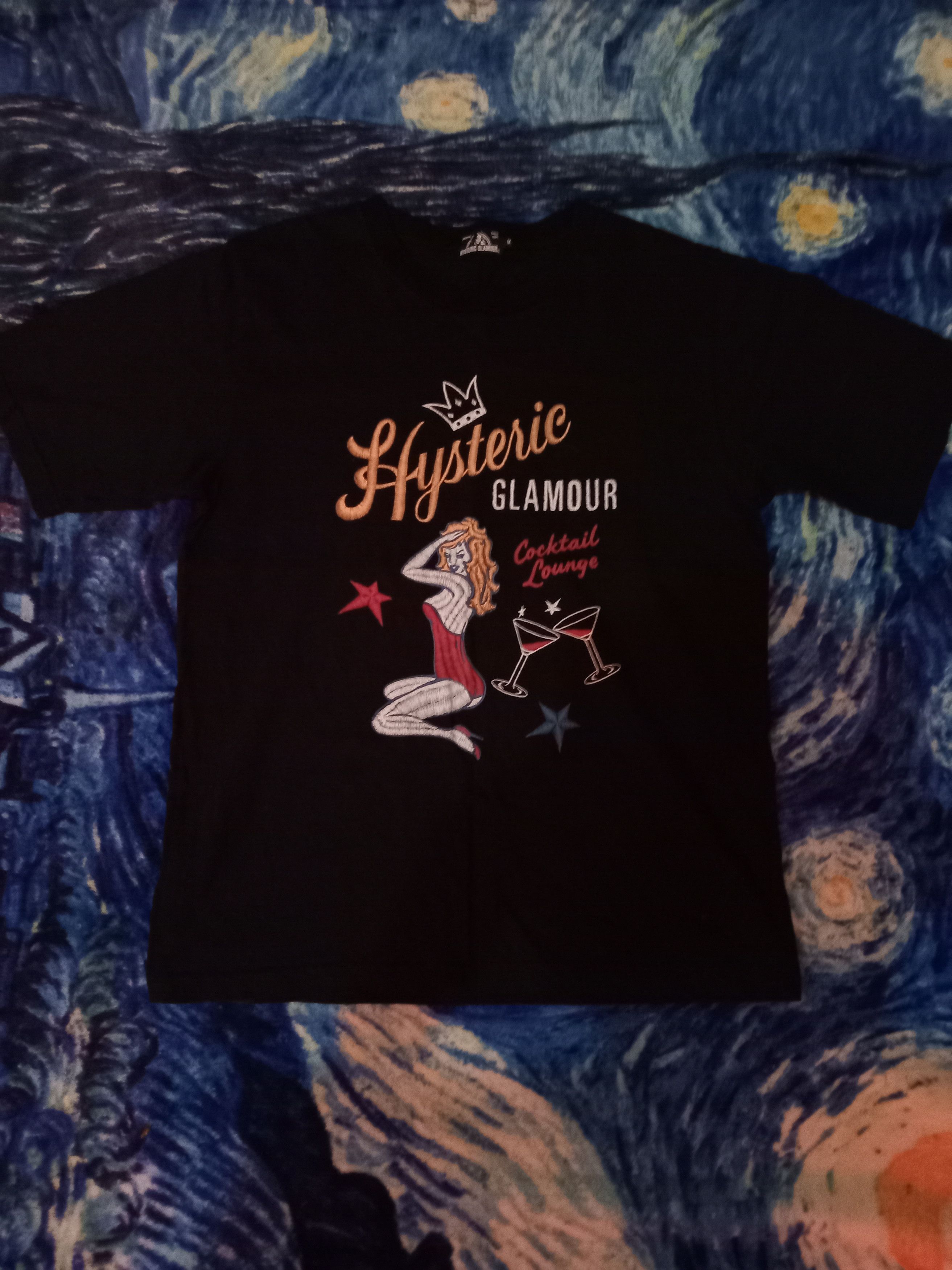 image of Hysteric Glamour Cocktail Lounge Tshirt in Black, Men's (Size Medium)