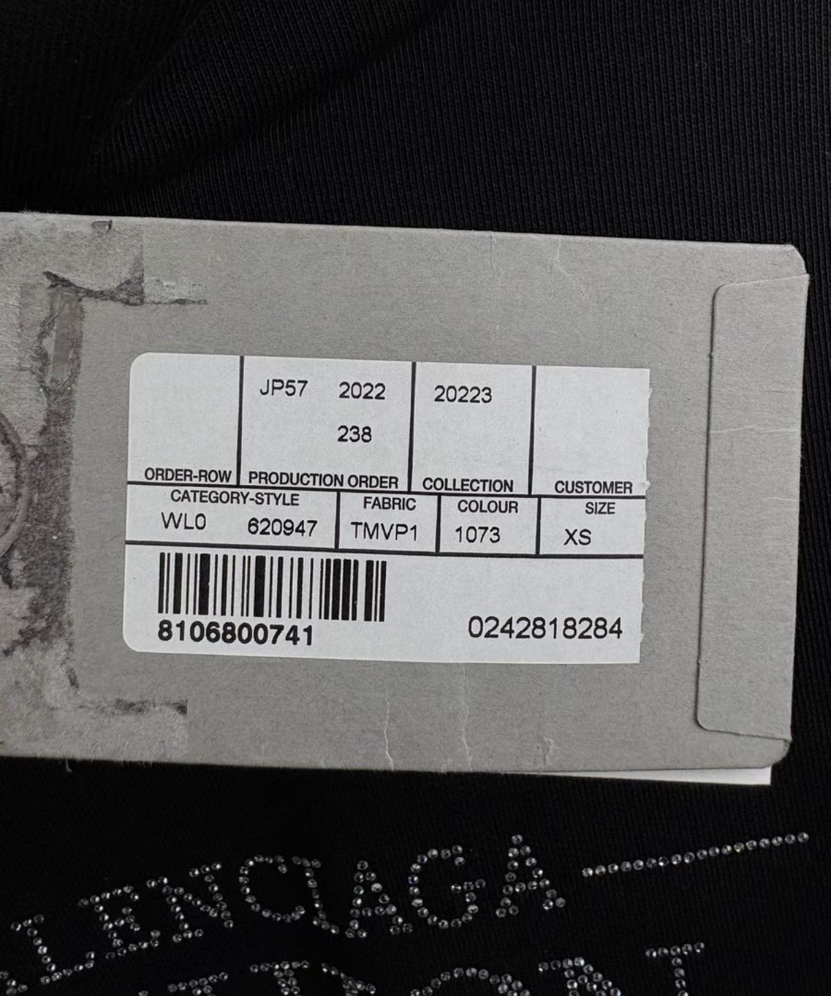 Balenciaga Brand New BALENCIAGA Crystal Hoodie, K1 Size US XS / EU 42 / 0 - 6 Thumbnail