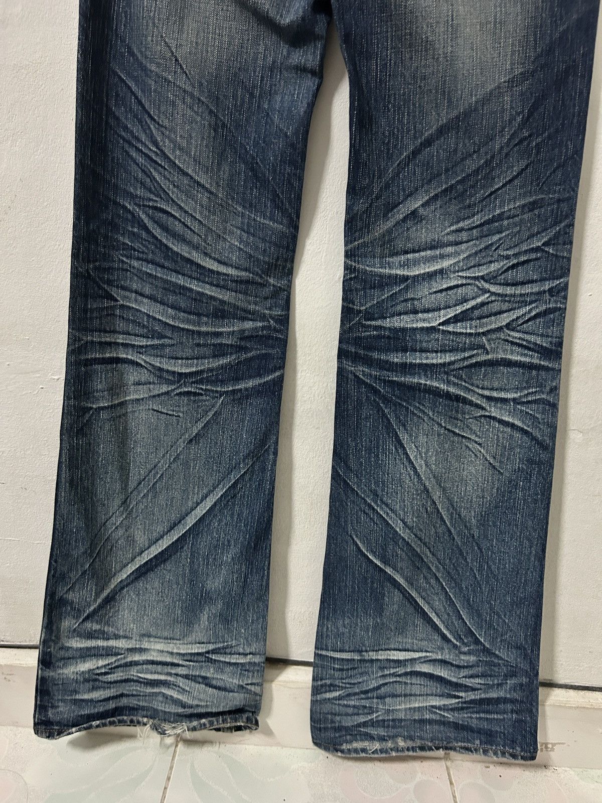 If Six Was Nine Mini brand flared washed jeans vintage punk japan lgb style Size 28" / US 6 / IT 42 - 6 Thumbnail