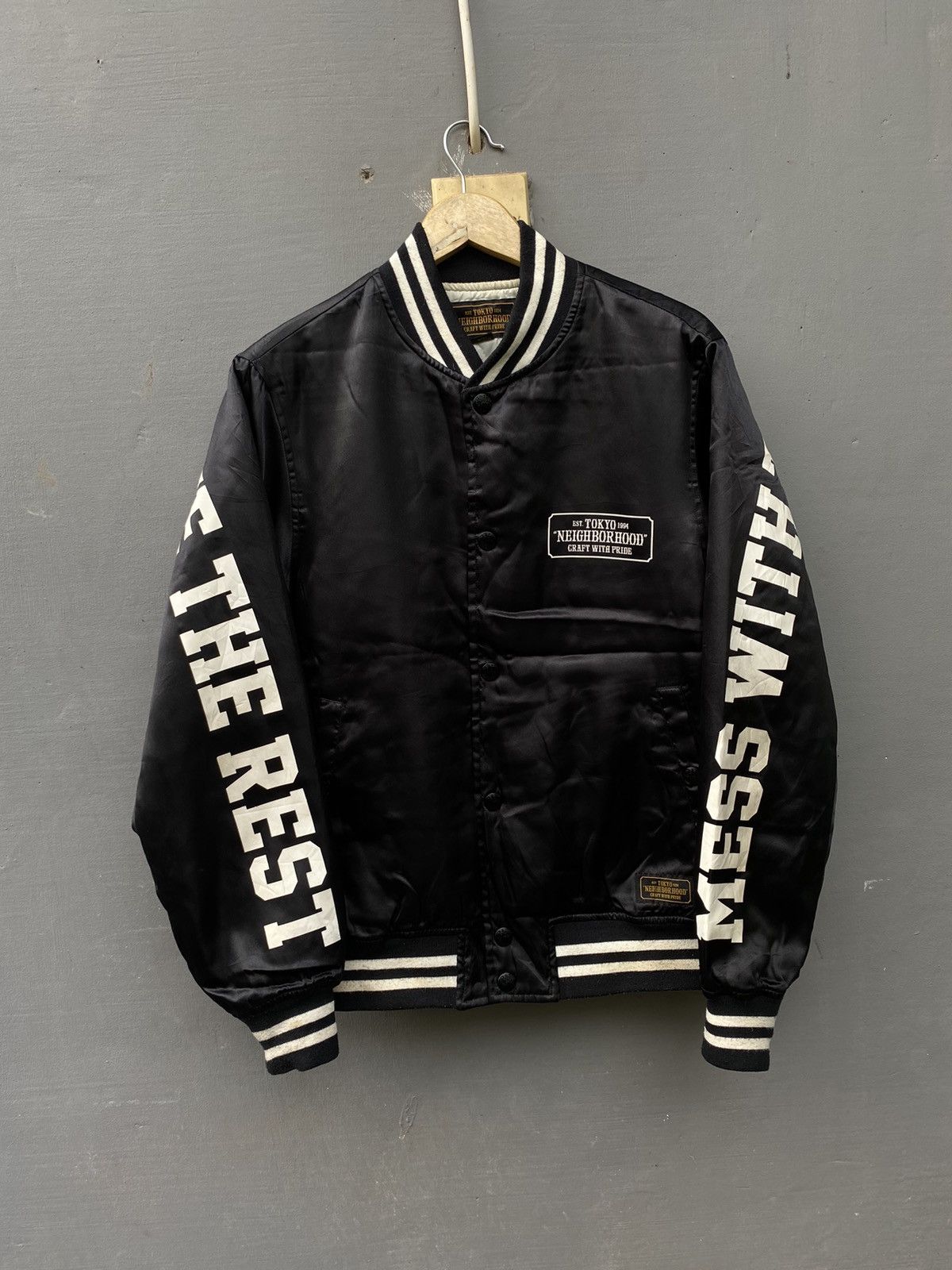 Japanese Brand Bomber baseball Neighborhood B.B/E-JKT Size US M / EU 48-50 / 2 - 1 Thumbnail