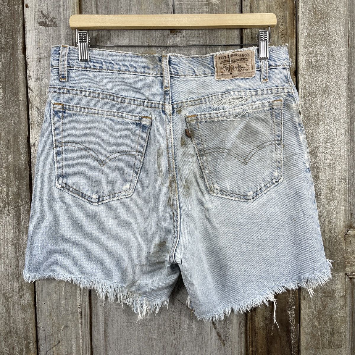 Levi's × Vintage Vintage Levis 540 Distresses Shorts Size US 32 / EU 48 - 2 Thumbnail