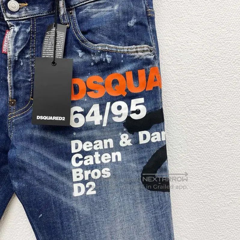 Dsquared2 DSQUARED2 Men's Blue Denim Casual Pants . Size US 26 / EU 42 - 3 Thumbnail