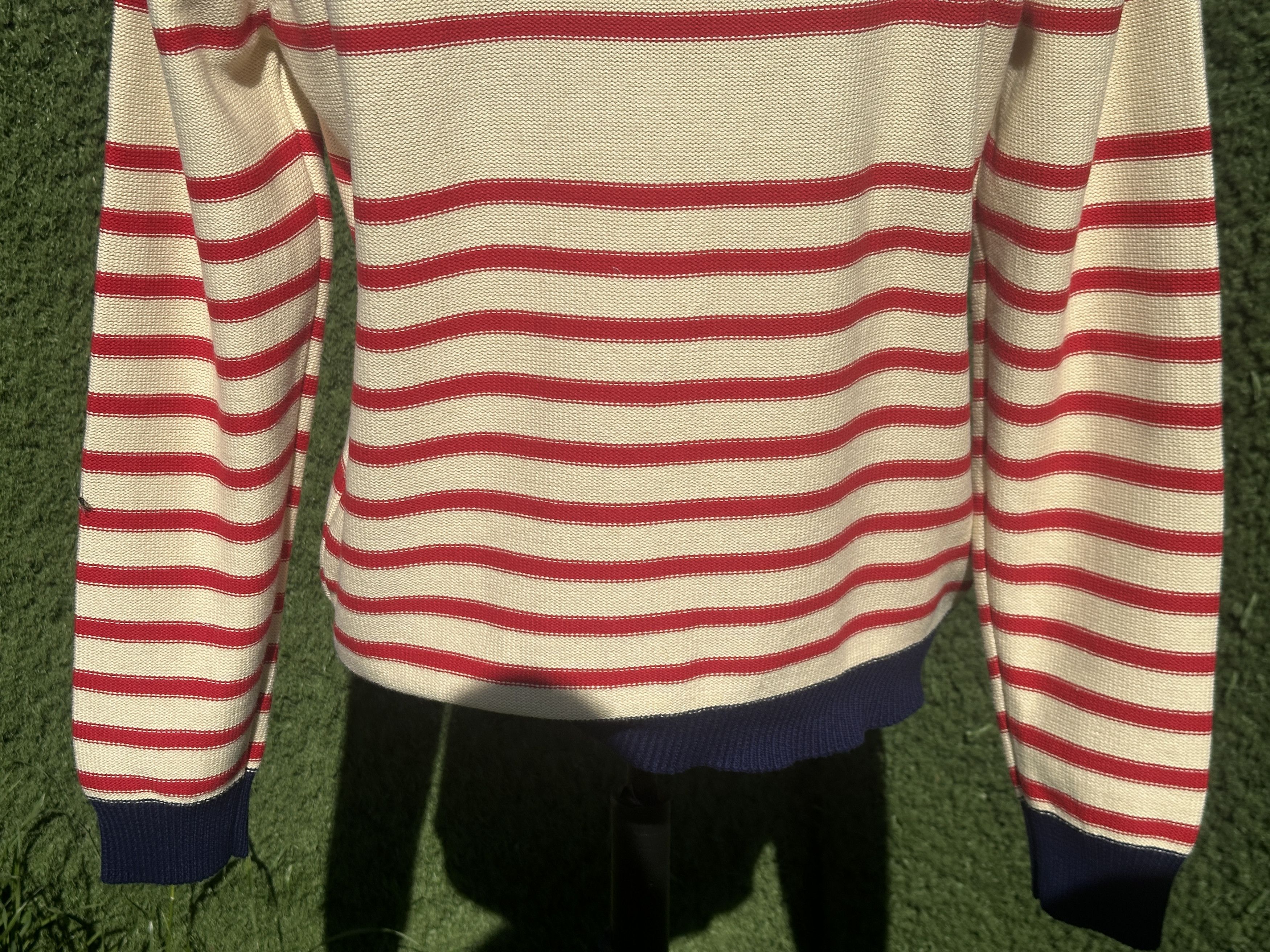Gucci Luxury Gucci Knit Striped Sweater Crew Neck Size M 175/96 A Size US M / EU 48-50 / 2 - 9 Thumbnail