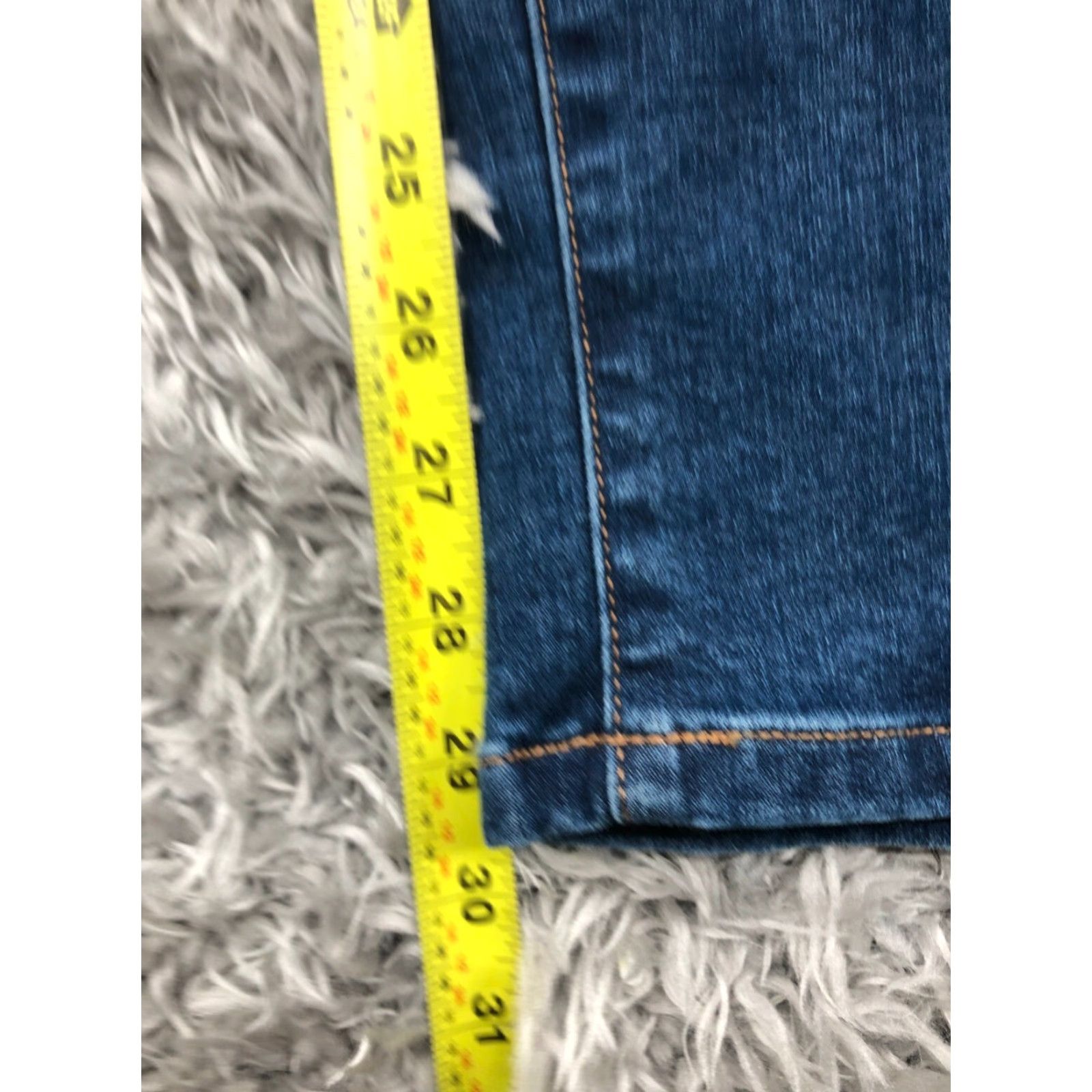 Vintage Lane Bryant Jeans Size 16 Womens Regular Medium Blue Stretch 5-Pocket Denim Straight Rise High 30in Belt Loops Vintage No Size 38" / US 16 / IT 52 - 3 Thumbnail