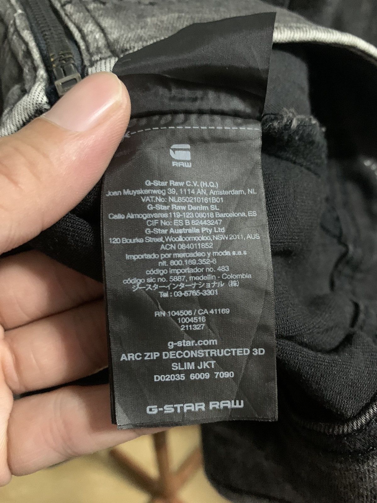 G-Star G-STAR ARC ZIP DECONSTRUCTED 3D SLIM JACKET Size US M / EU 48-50 / 2 - 10 Thumbnail