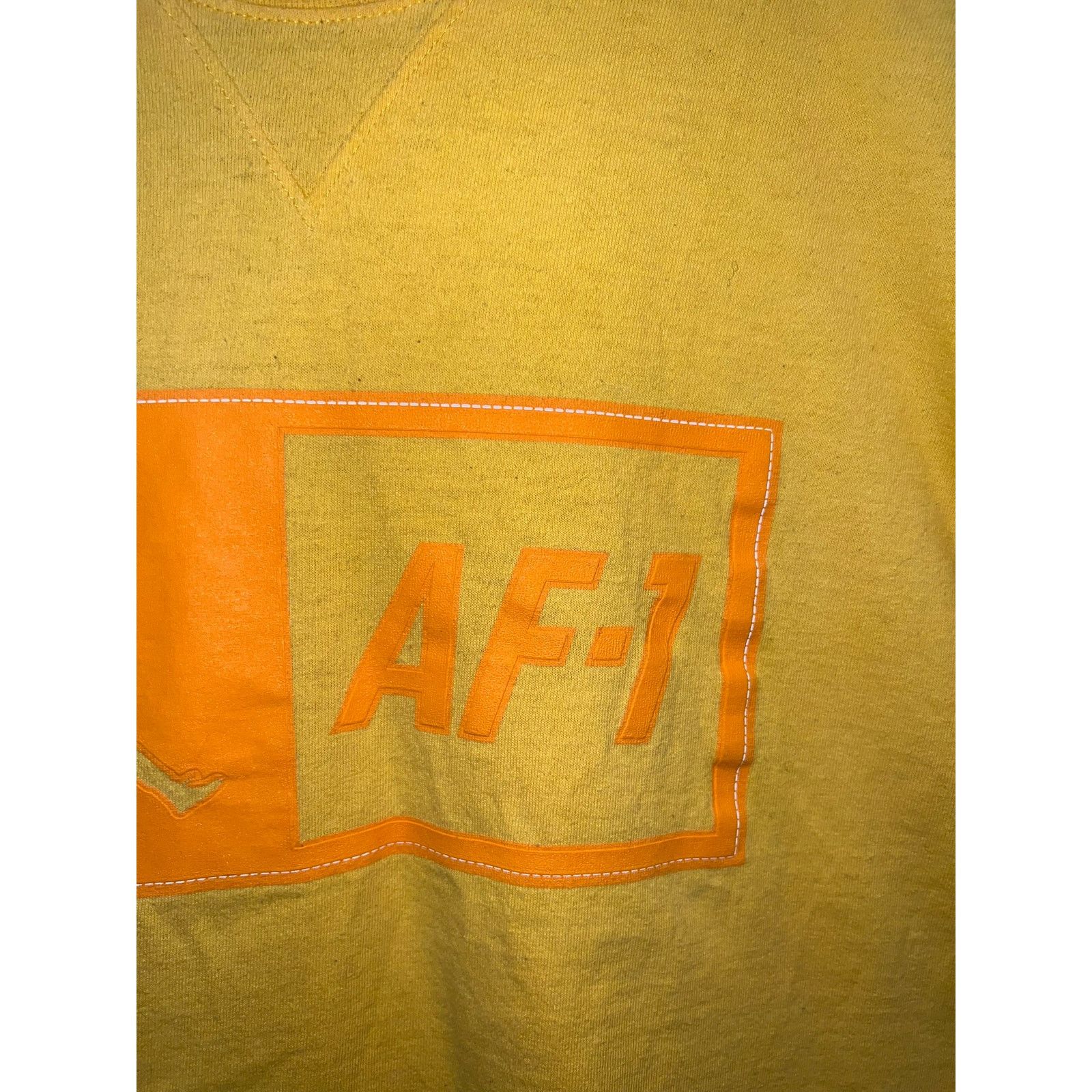 Jordan Brand Nike Air Jordan Shirt AF1 Air Fusion 1 Promo Yellow Tee L Size US L / EU 52-54 / 3 - 4 Thumbnail